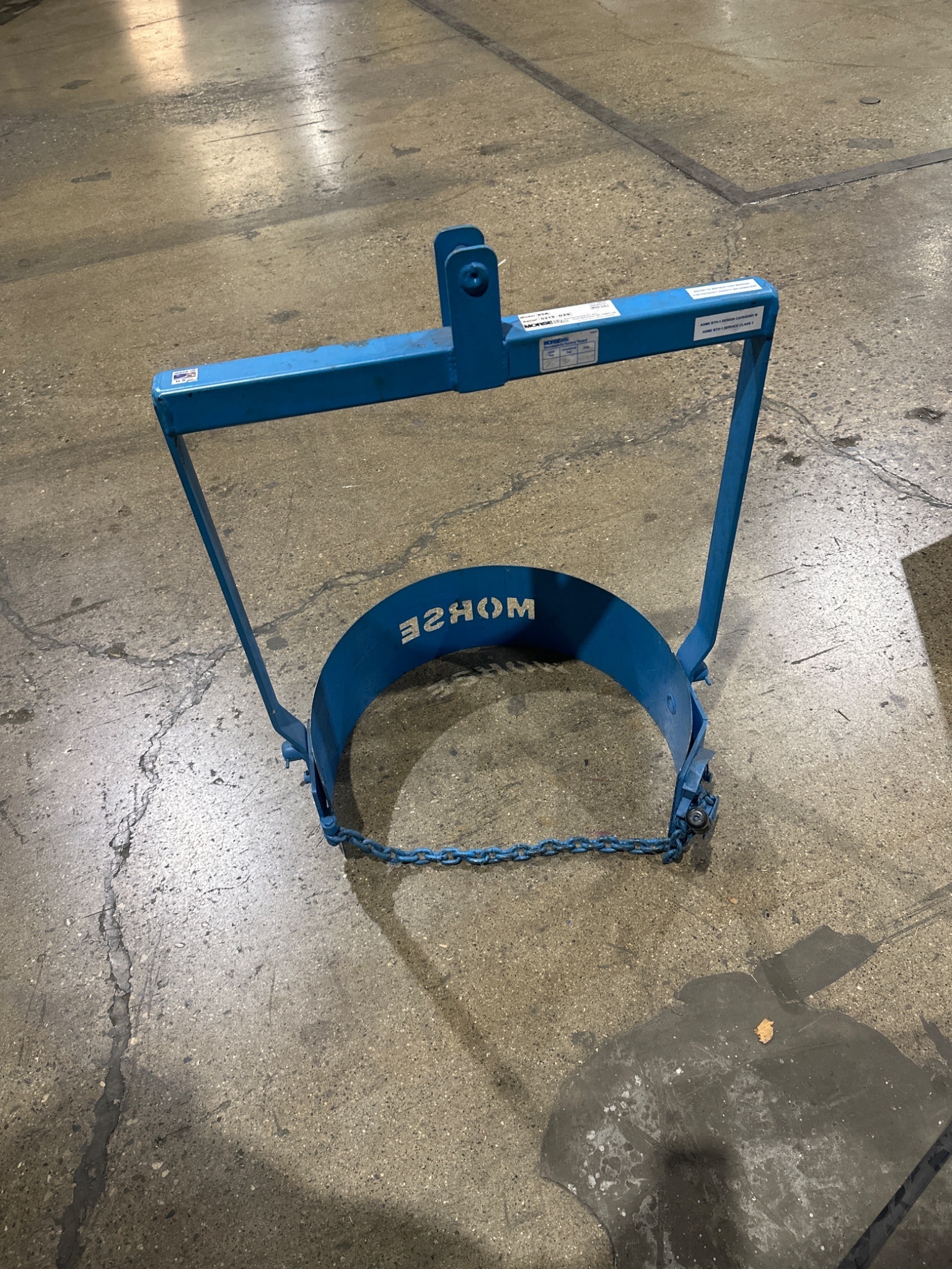 MORSE 85A DRUM CARRIER 800 LB CAPACITY USED 2