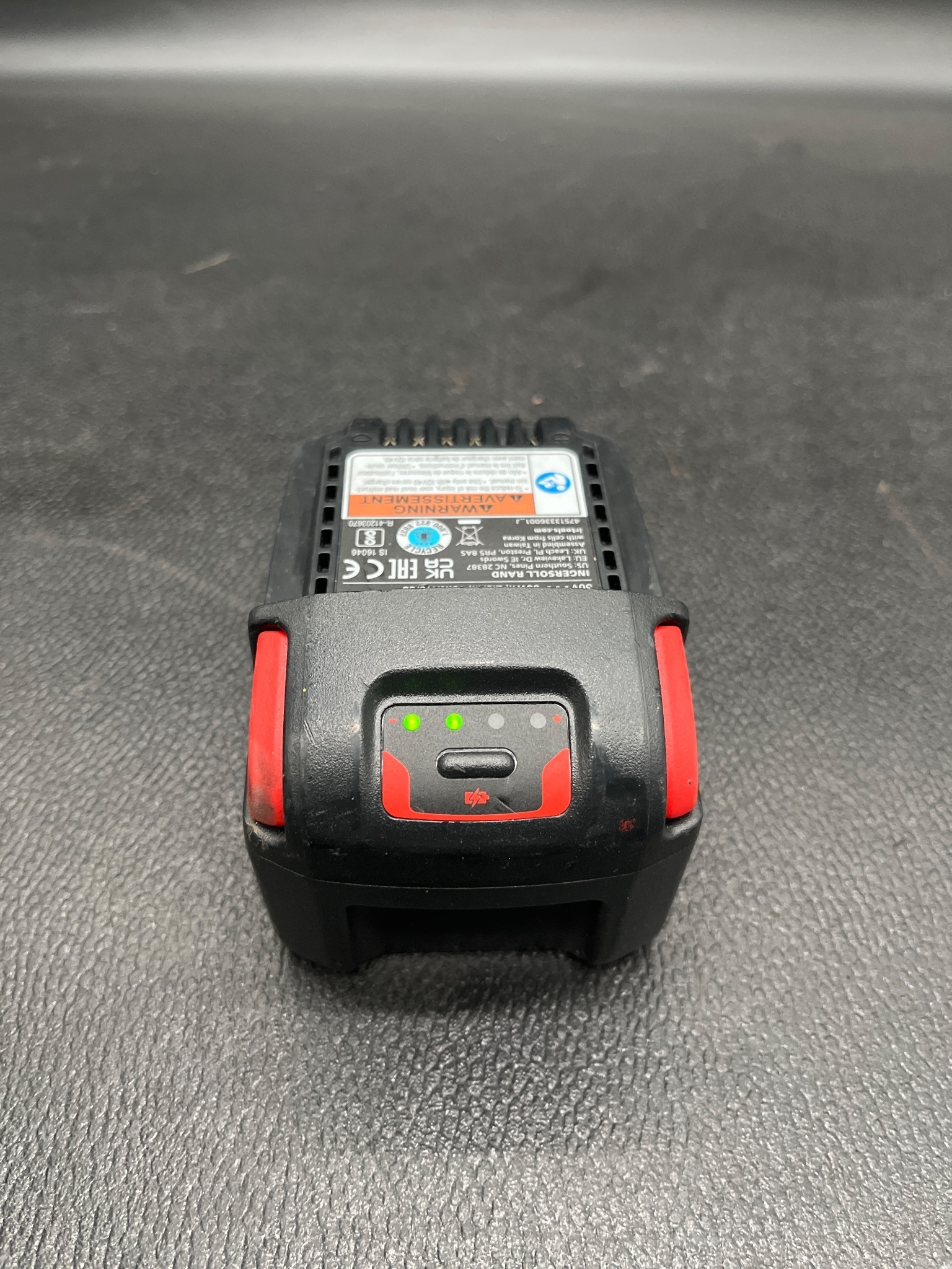 INGERSOLL RAND BL4011 Rechargeable Li-Ion Battery Pack USED 0