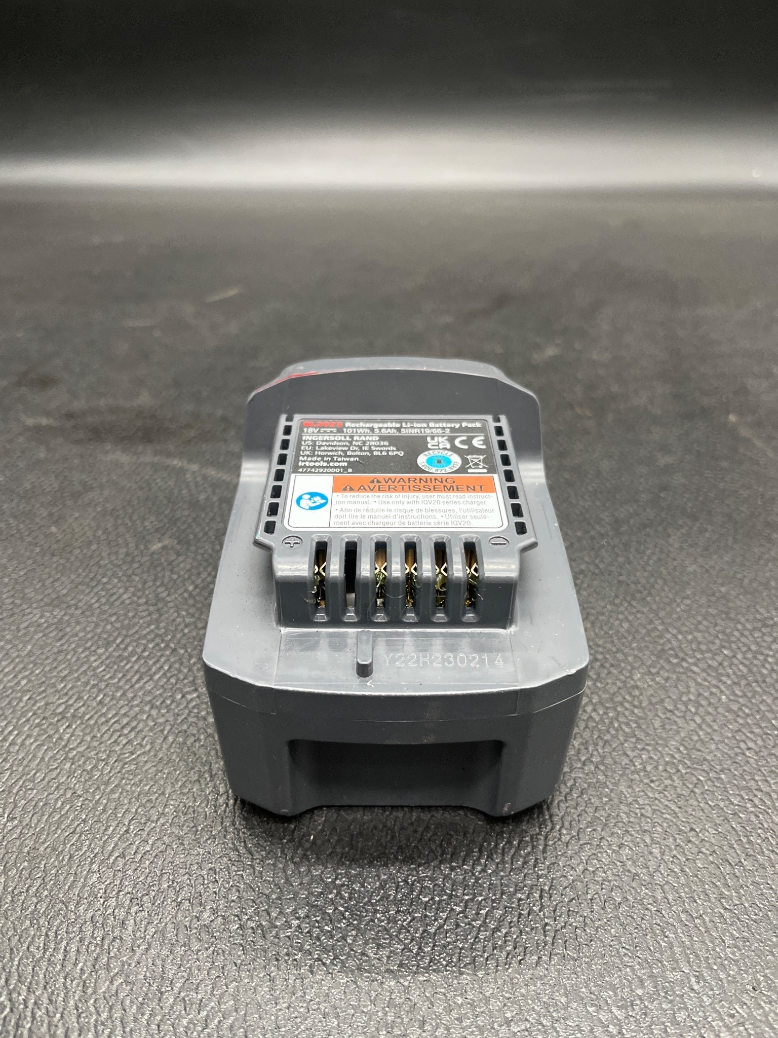 INGERSOLL RAND BL2023 Rechargeable Li-Ion Battery Pack 18V 5.6Ah USED 2