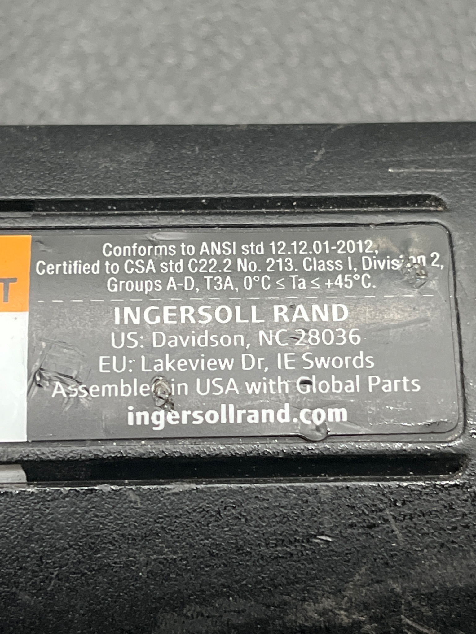 INGERSOLL RAND QXXD5AT080ES08 Precision Angle Nutrunner USED 4