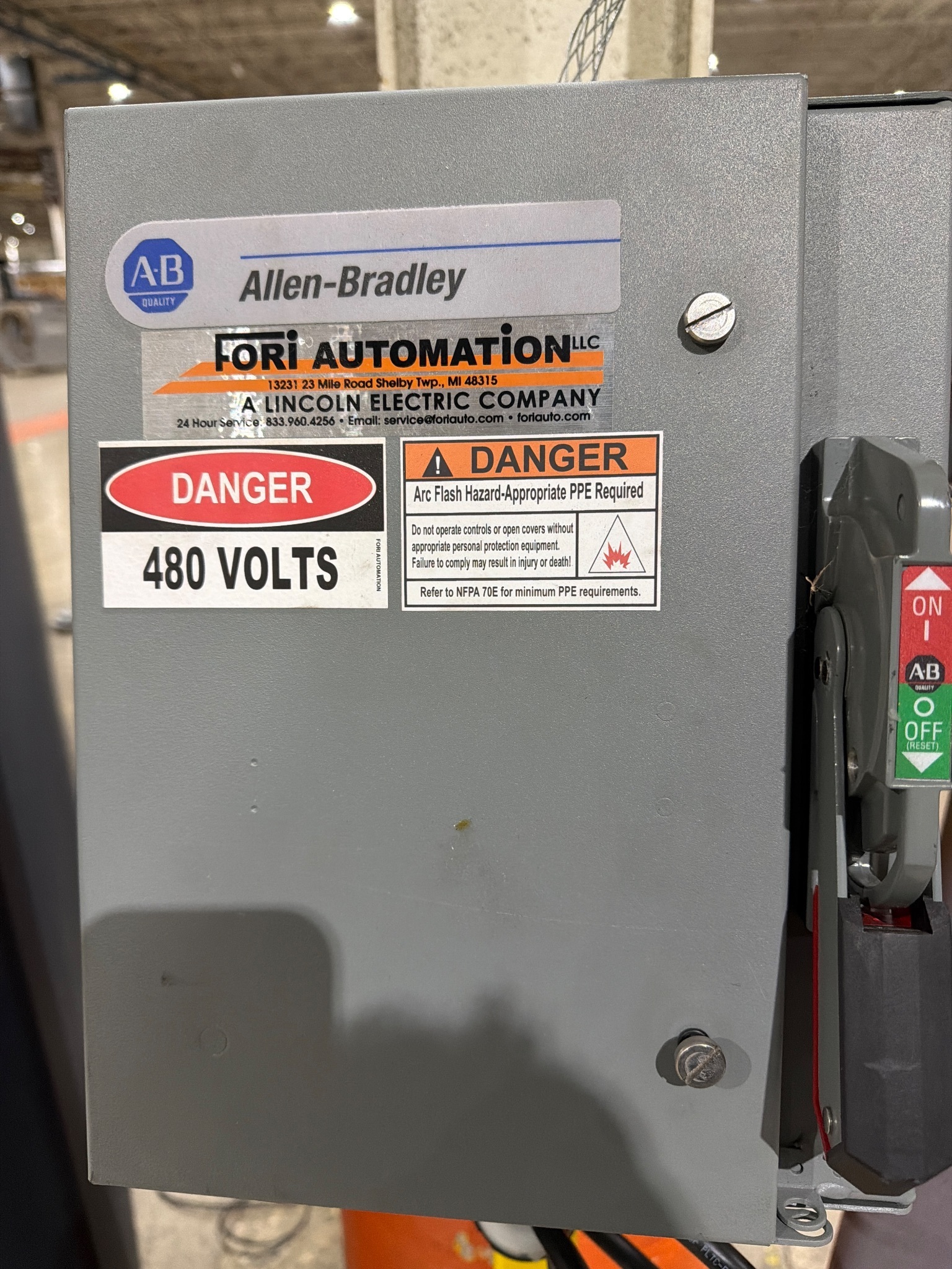 ALLEN BRADLEY 1494G-BF3J6-412-414 Enclosed Switch 30A USED 1