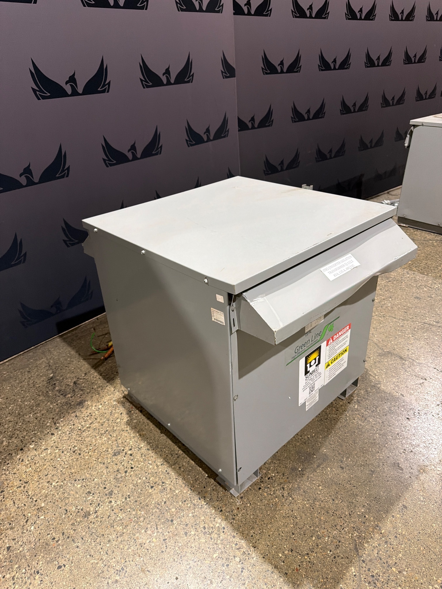 SUNBELT BA112H-P/E3R/Z 112.5 KVA 3-Phase Isolation Transformer USED 2