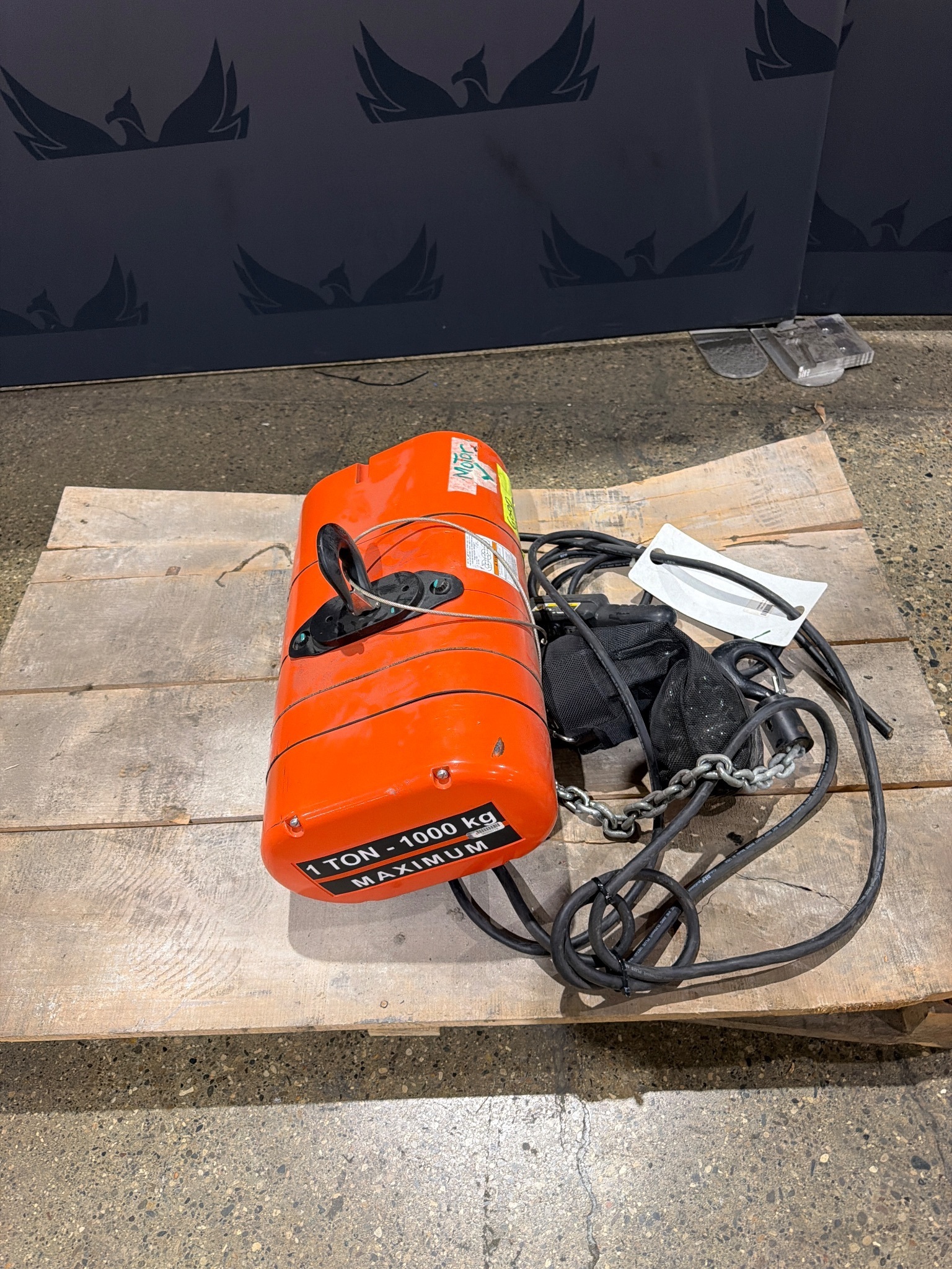 CM Lodestar Model L 1-Ton Chain Hoist USED 0