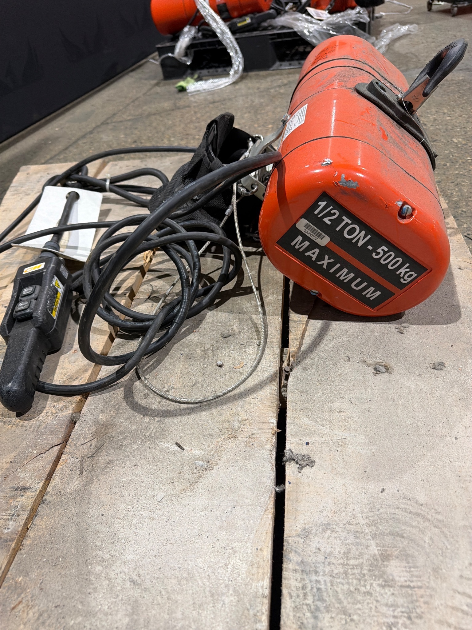 CM Lodestar Model F Chain Hoist Max 1/2 Ton (500 kg) USED 2