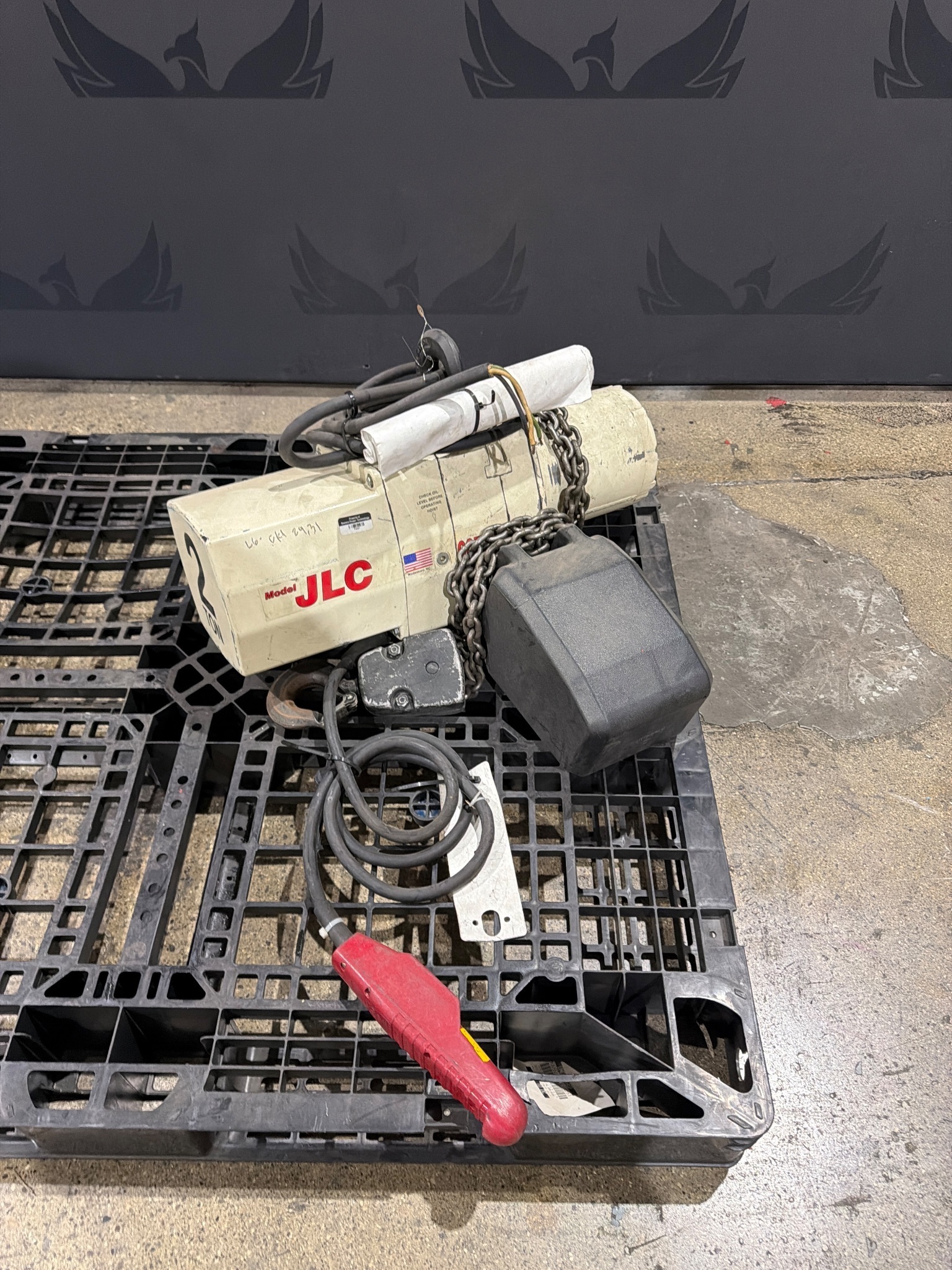COFFING JLC 2 Ton Electric Chain Hoist 115-230V USED 0