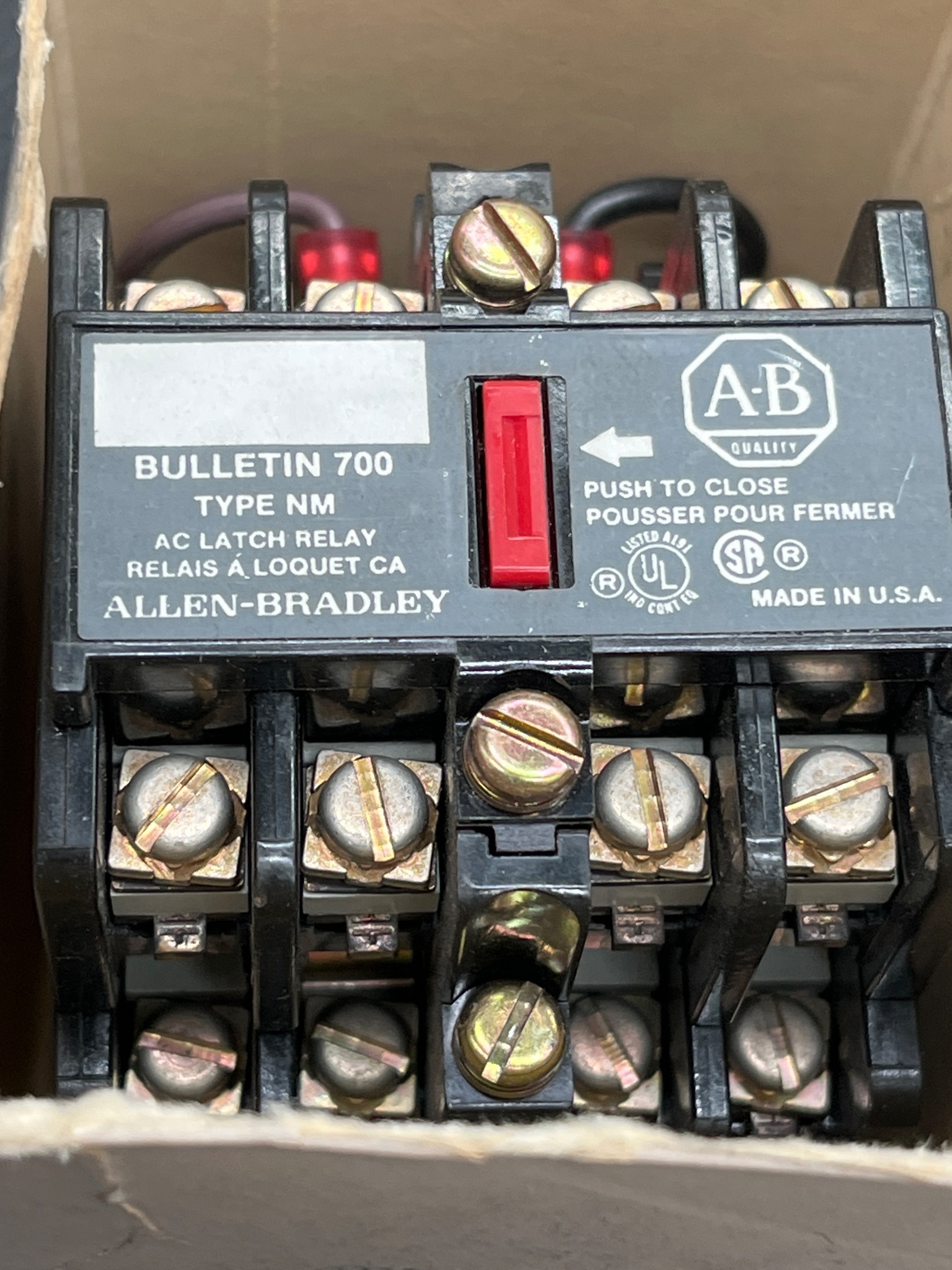 ALLEN BRADLEY 700-NM600A1 Type NM Latch Relay NEW 6