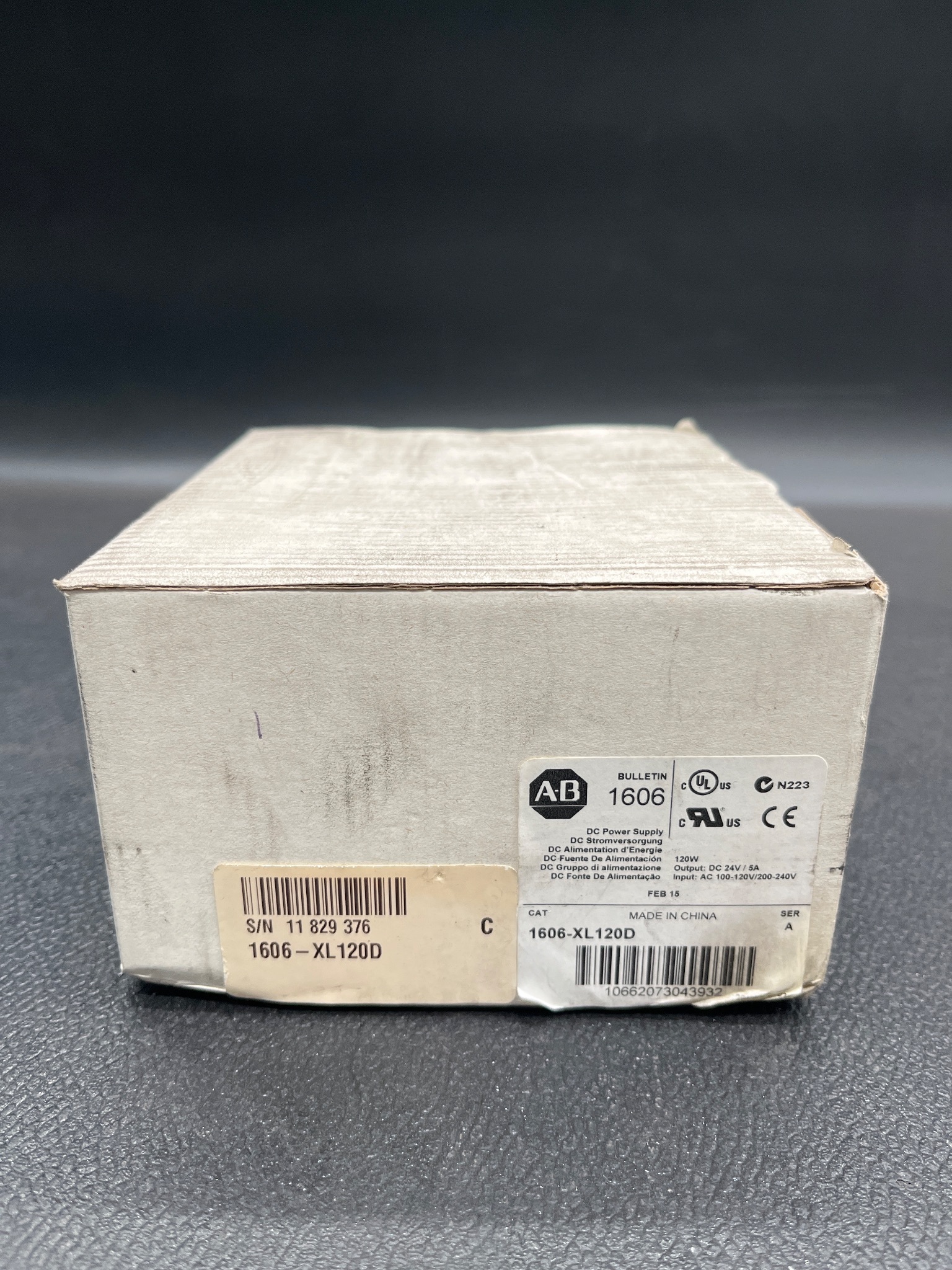 ALLEN BRADLEY 1606-XL120D DC Power Supply NEW 0