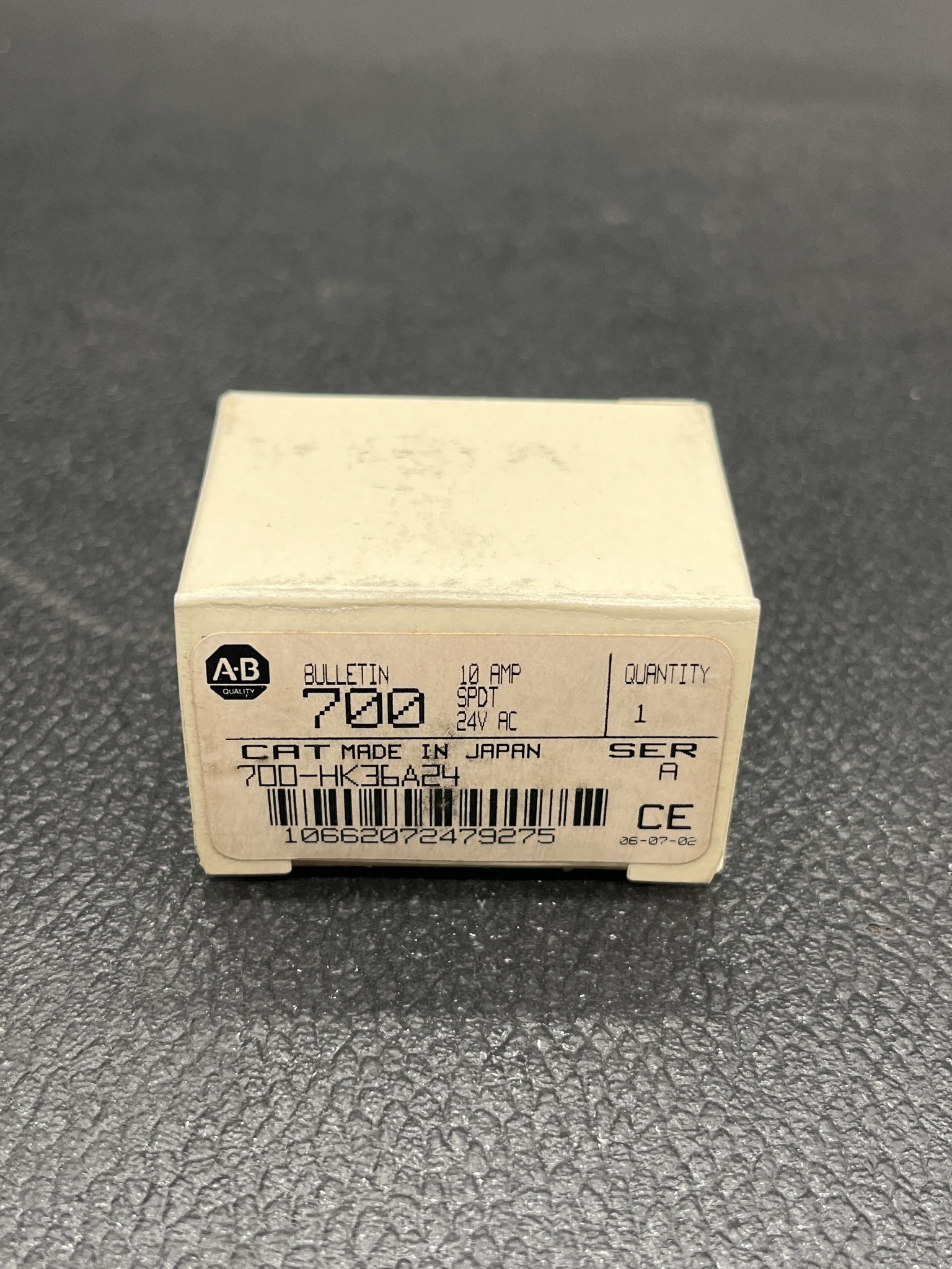 ALLEN BRADLEY 700-HK36A24 Timing Relay 10A SPDT 24V AC NEW 0
