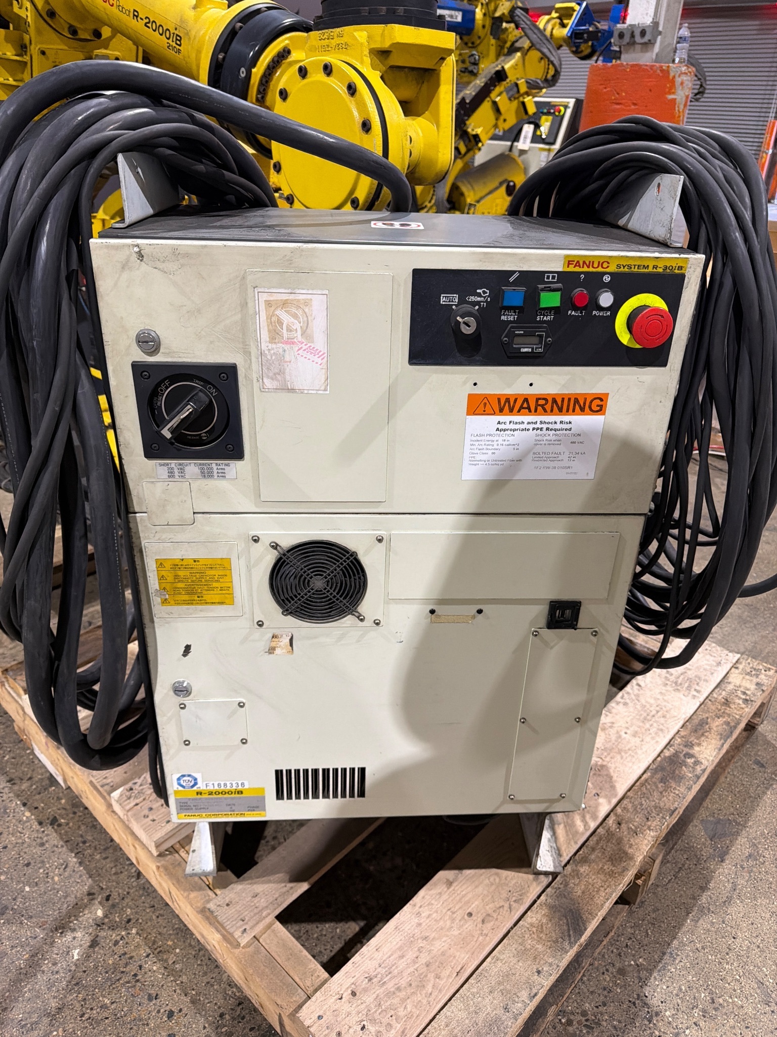 FANUC R-2000iB/210F Complete w/ R-30iB Controls USED 4