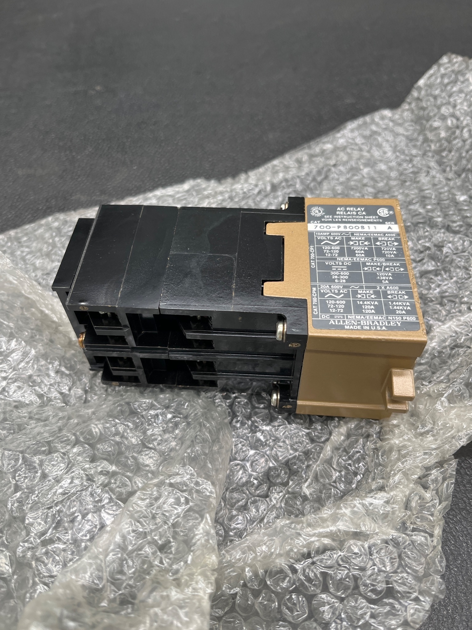 ALLEN BRADLEY 700-P800B11 AC Relay NEW OPEN BOX 2