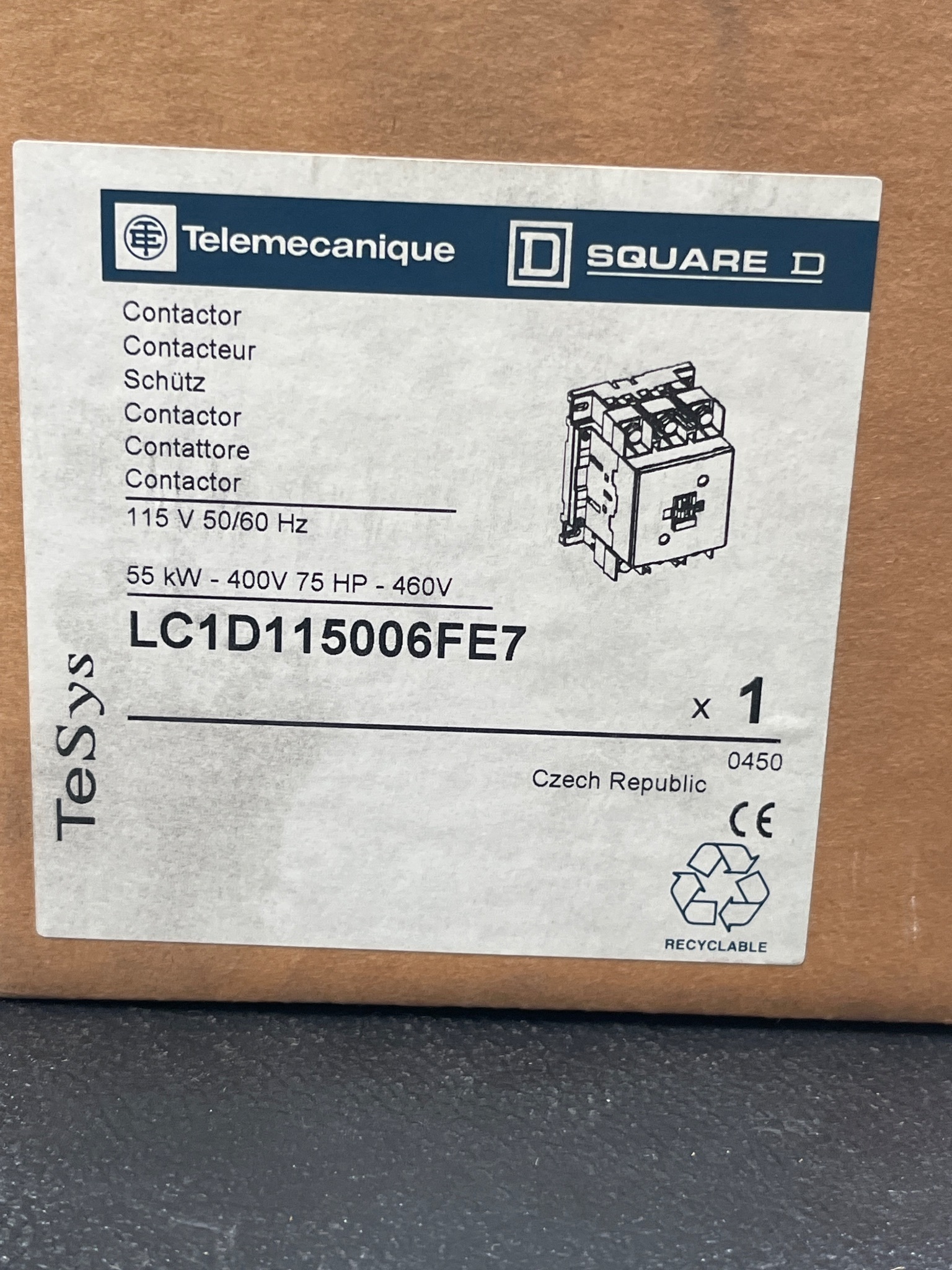 TELEMECANIQUE LC1D115006FE7 Contactor NEW 6