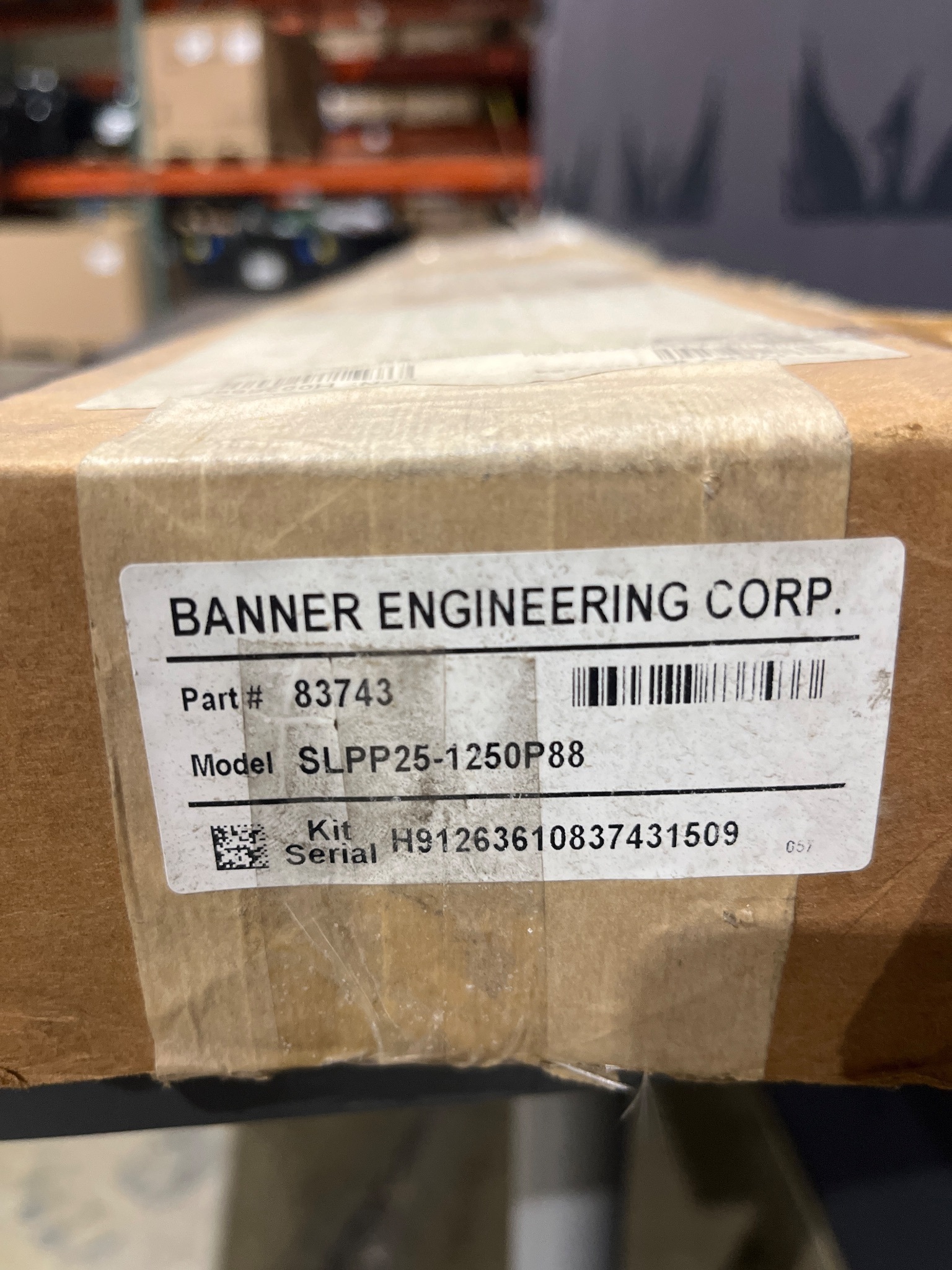 BANNER SLPP25-1250-P88 EZ-Screen LP Light Curtain Set (1250mm) NEW 1