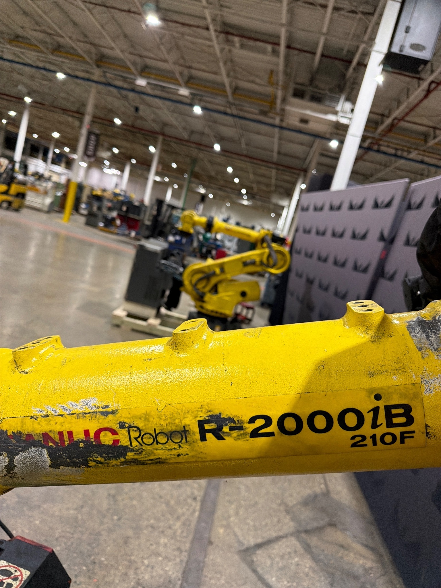 FANUC R-2000iB/210F Complete w/ R-30iB Controls USED 9