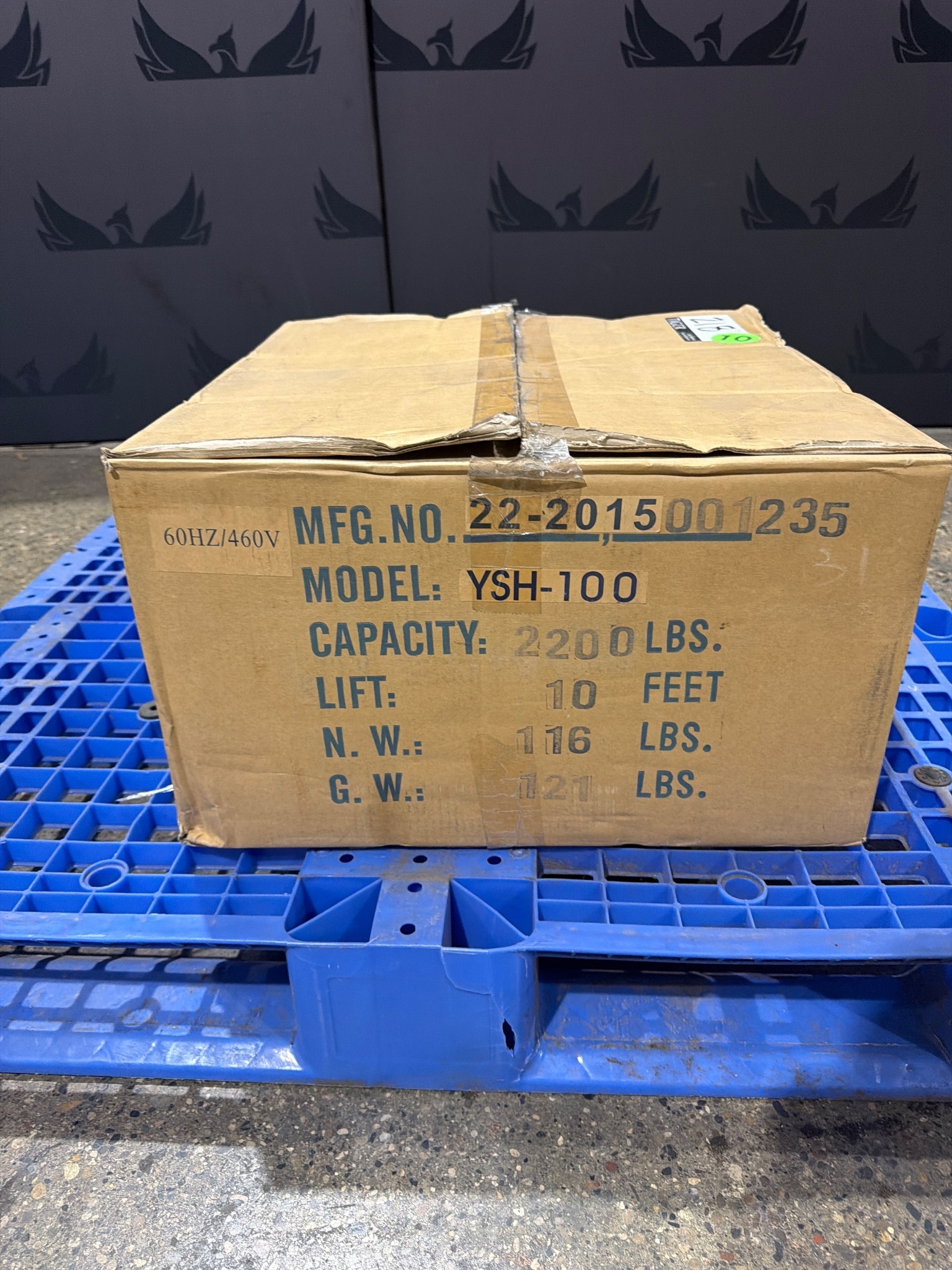 BLACK BEAR YSH-100 1-Ton Electric Chain Hoist NEW 0