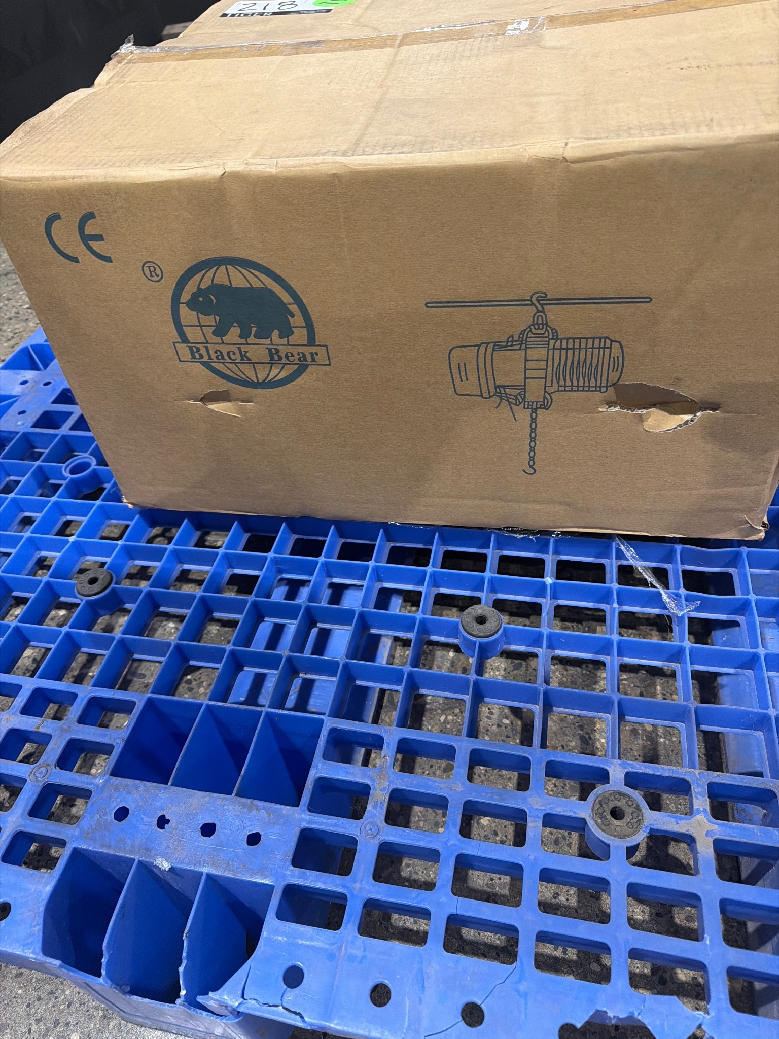 BLACK BEAR YSH-100 1-Ton Electric Chain Hoist NEW 1