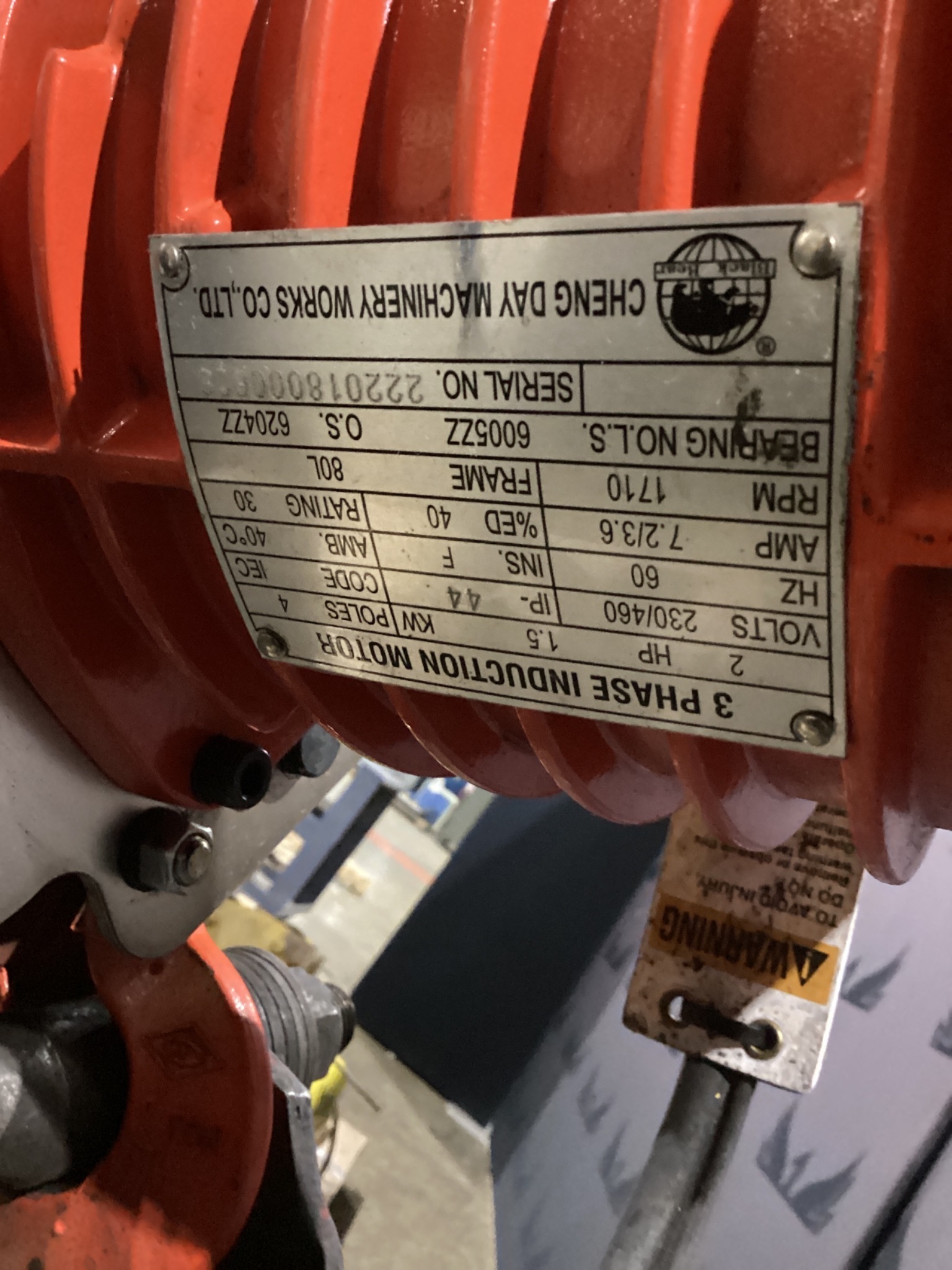 BLACK BEAR YSL-100 1-Ton Electric Chain Hoist USED 3