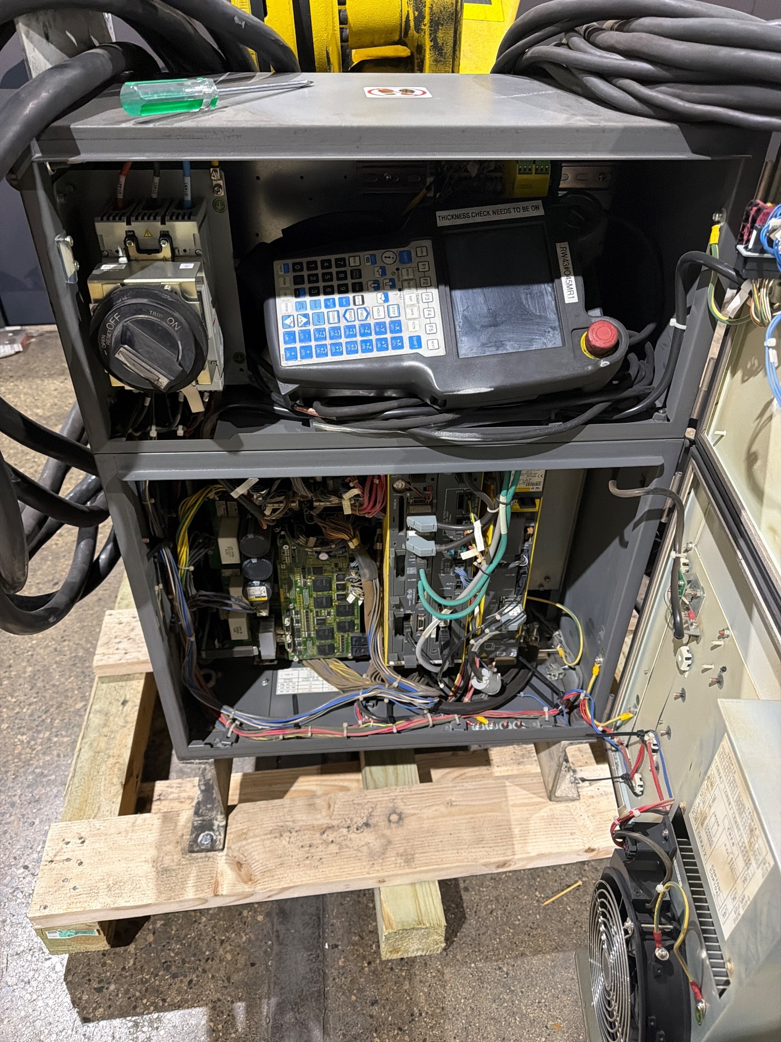 FANUC R-2000iB/210F Complete w/ R-30iB Controls USED 11