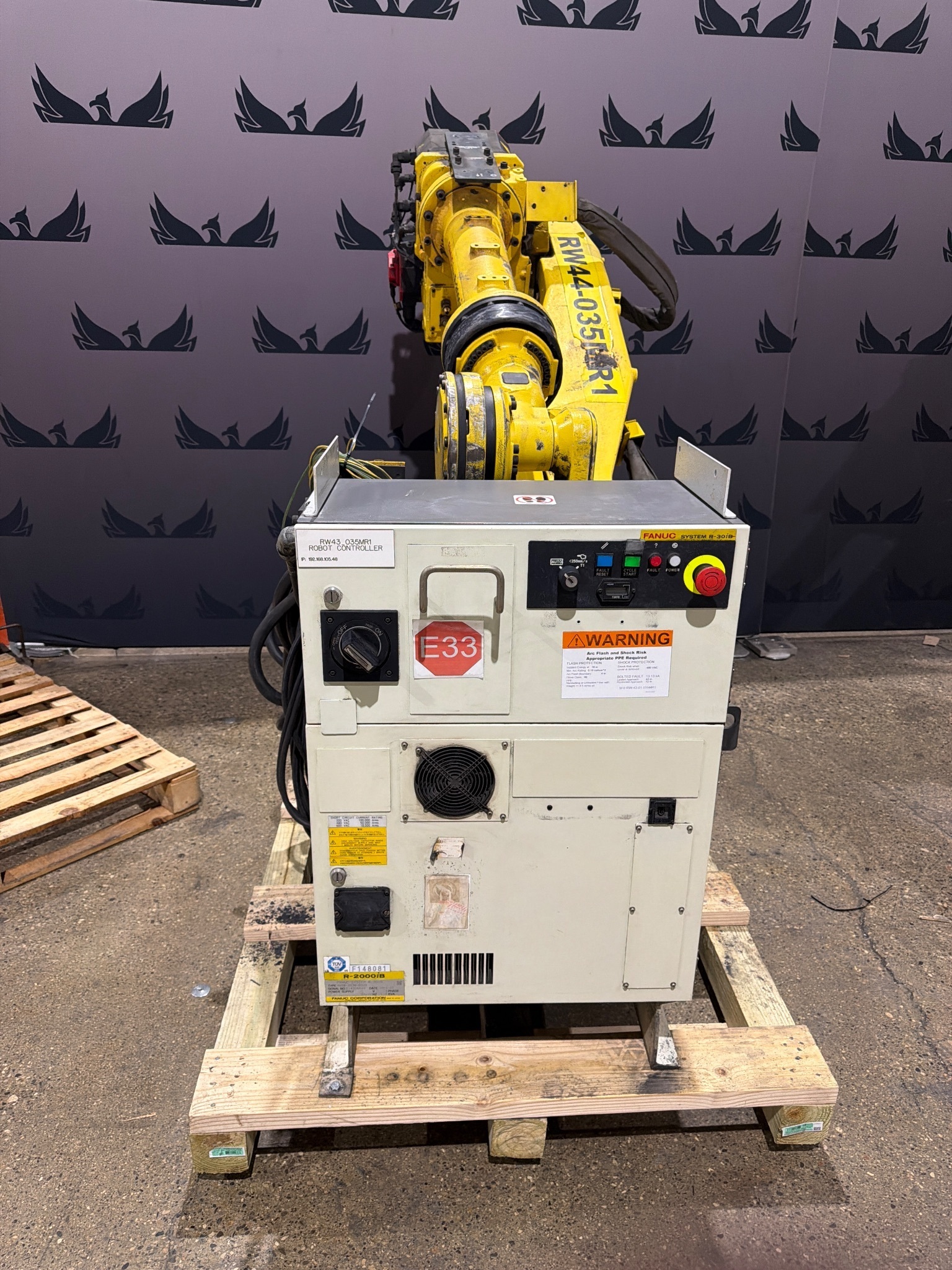 FANUC R-2000iB/210F Complete w/ R-30iB Controls USED 0