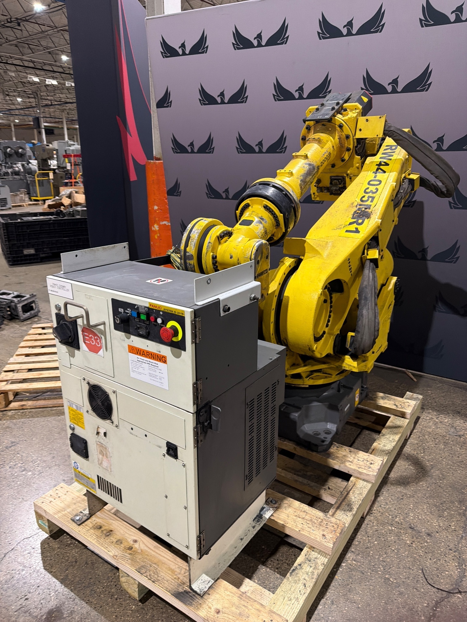 FANUC R-2000iB/210F Complete w/ R-30iB Controls USED 2