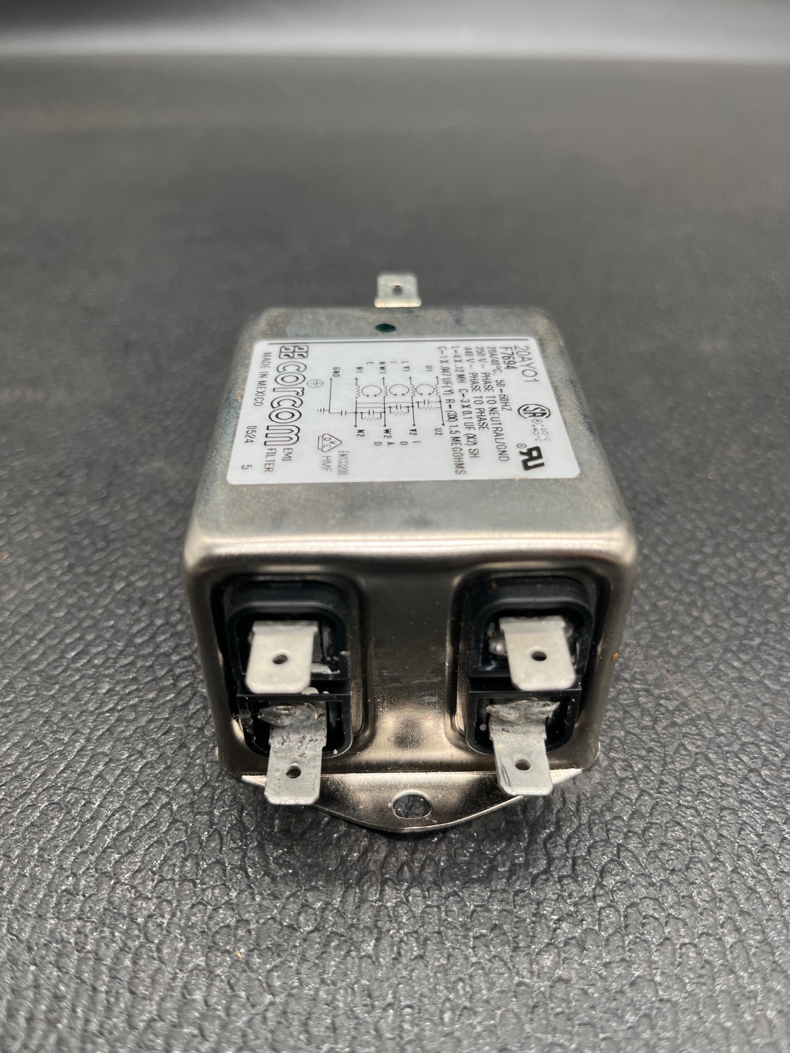 CORCOM 20AYO1 EMI Filter NEW 3