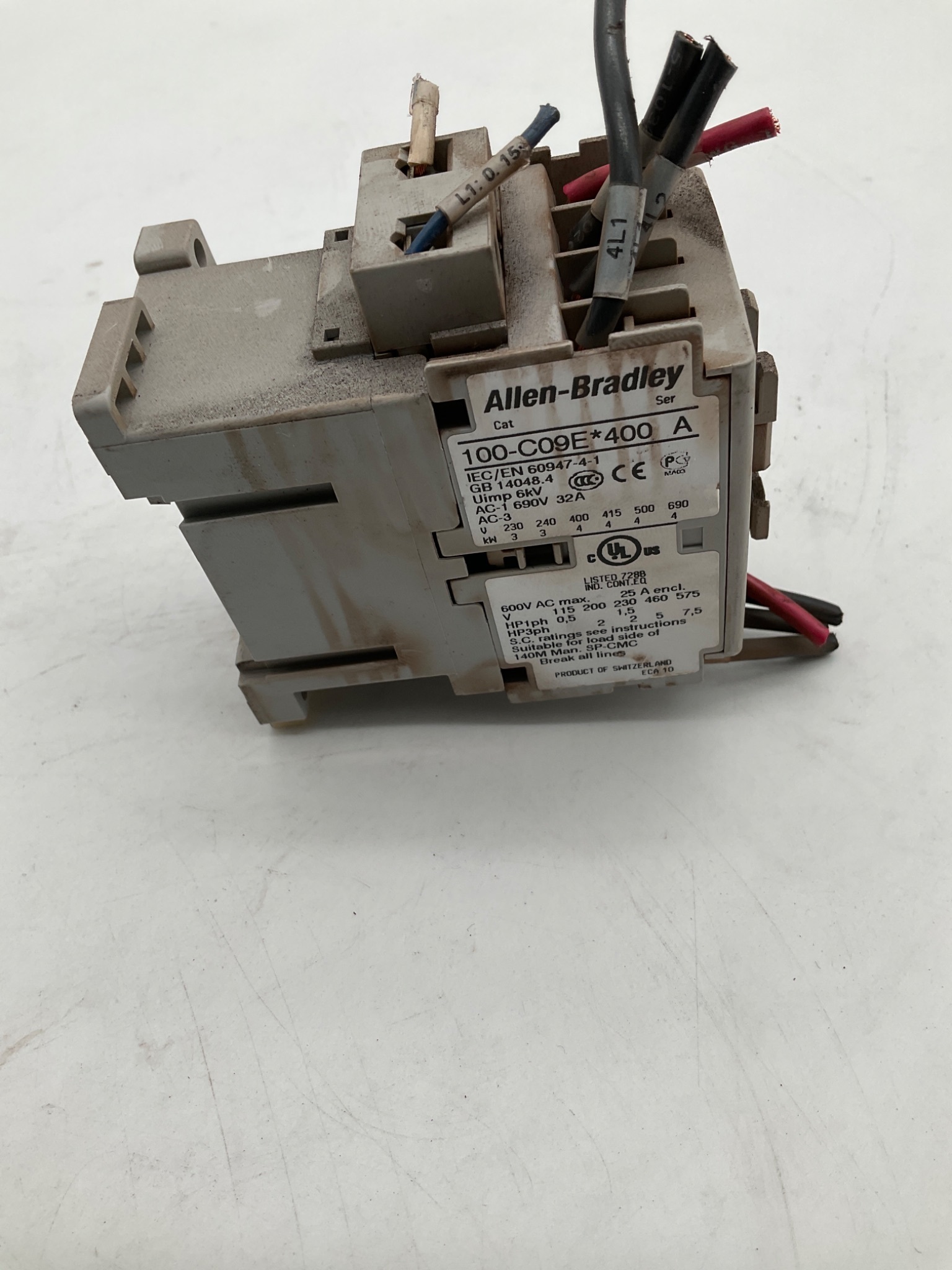 ALLEN BRADLEY 100-C09E*400 Contactor USED 0