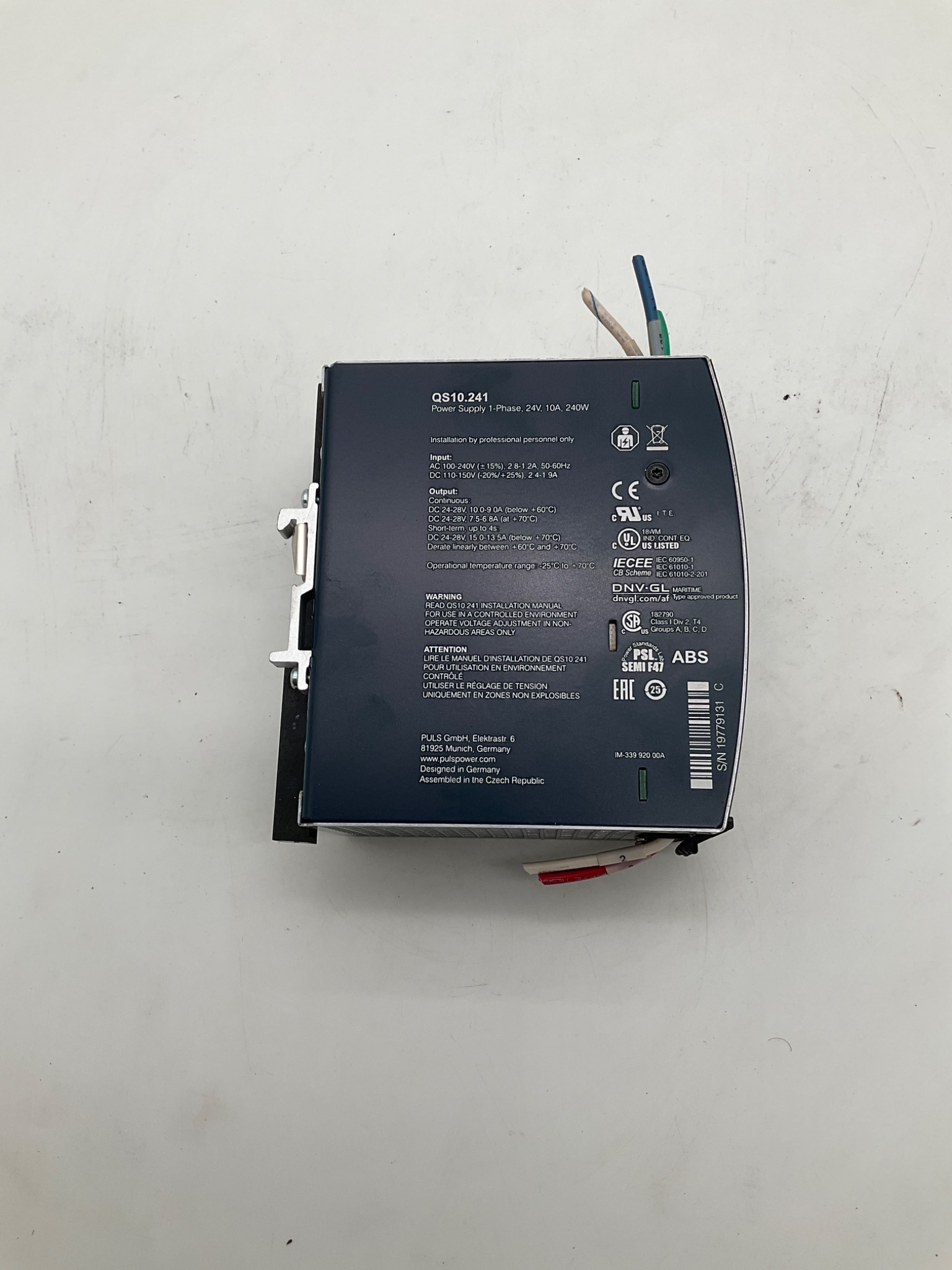 PULS QS10.241 DIN Rail Power Supply USED 1