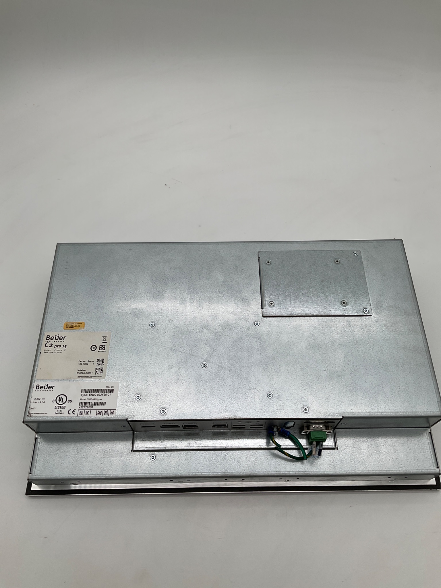 BEIJER ELECTRONICS EN00-02JY30-01 C2 Pro 15 HMI Panel USED 4