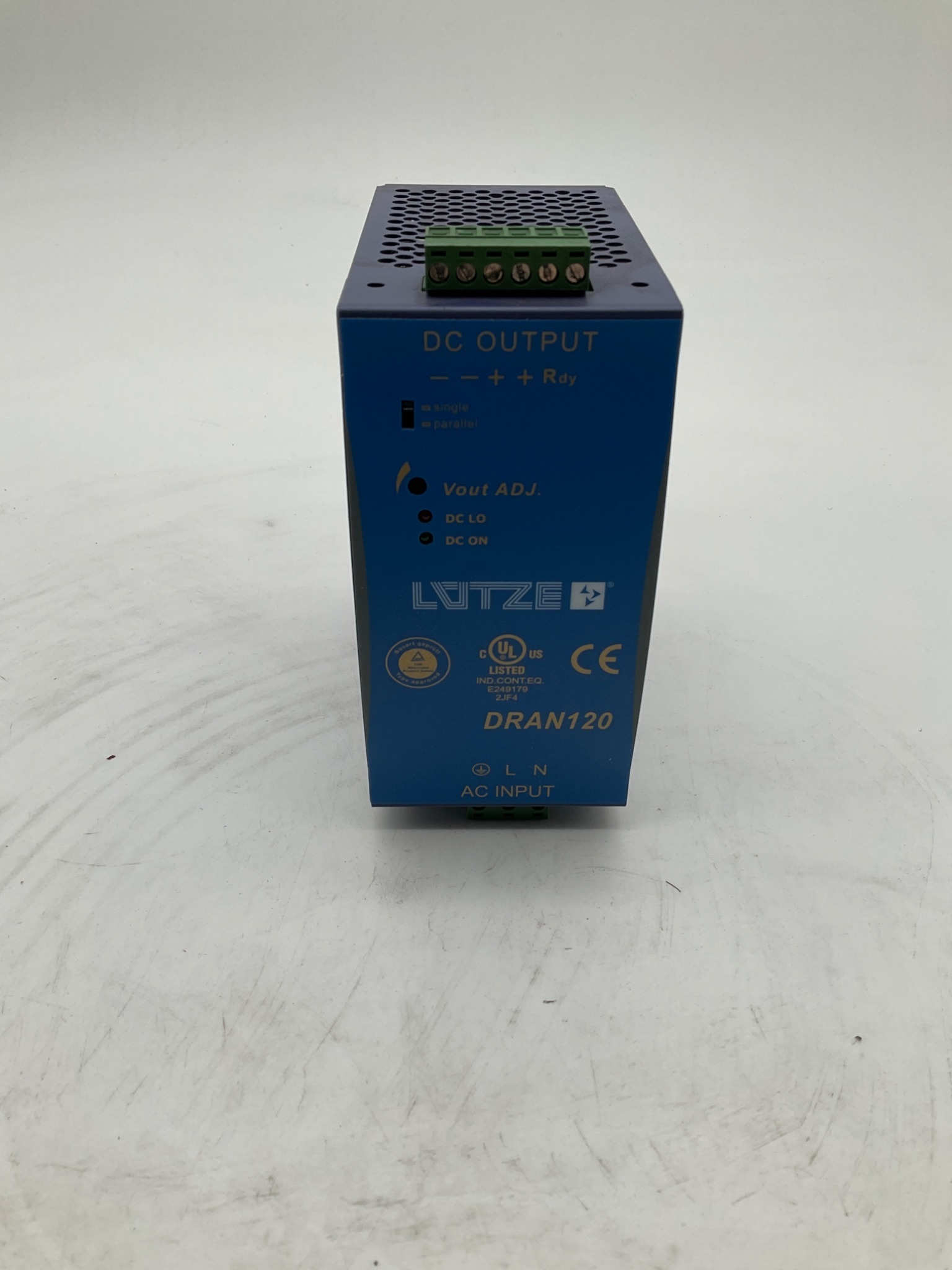LUTZE DRAN120-24B DIN Rail Power Supply USED 0