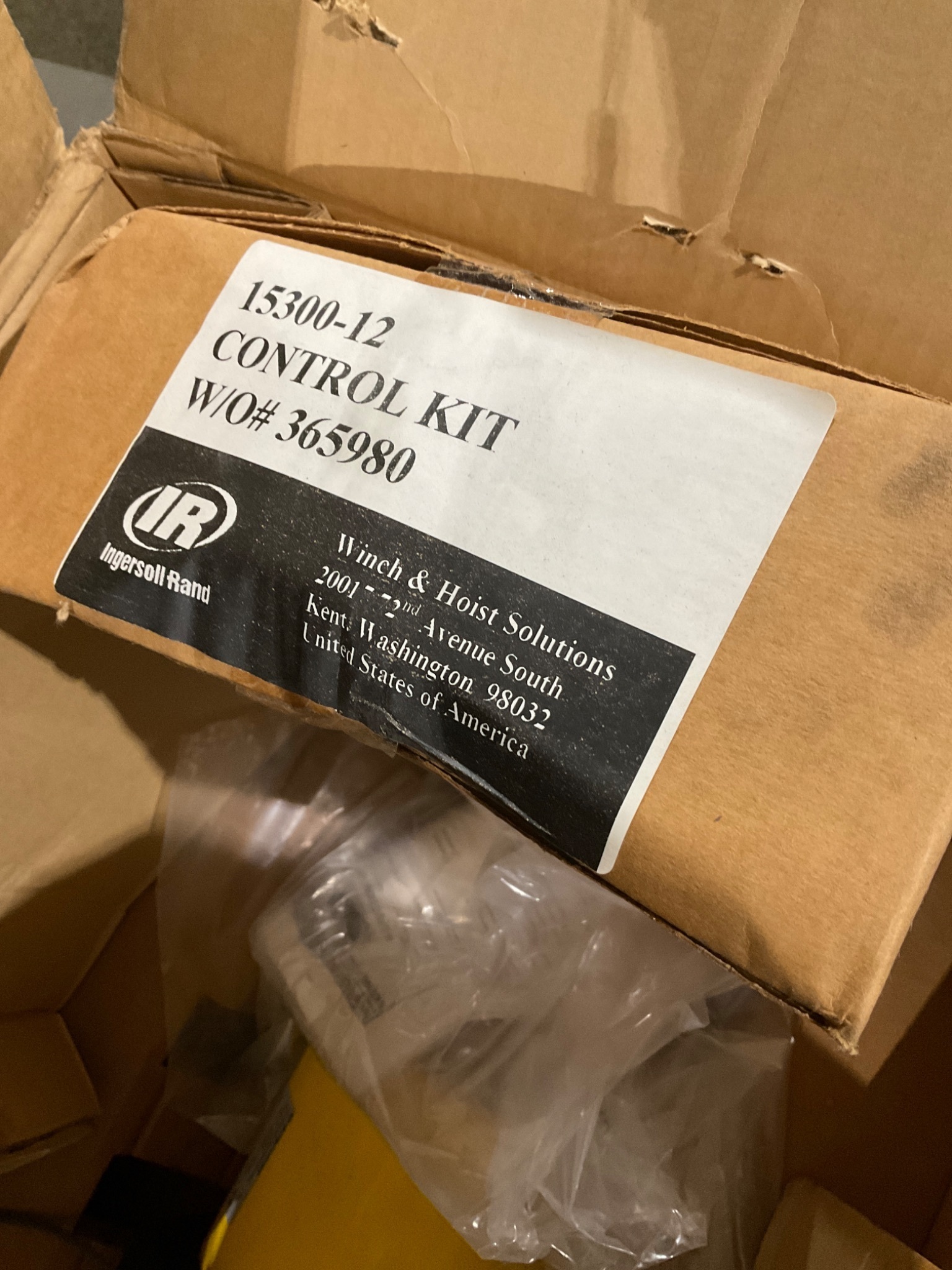 INGERSOLL RAND BW015080 Air Hoist w/ Control Kit NEW 2