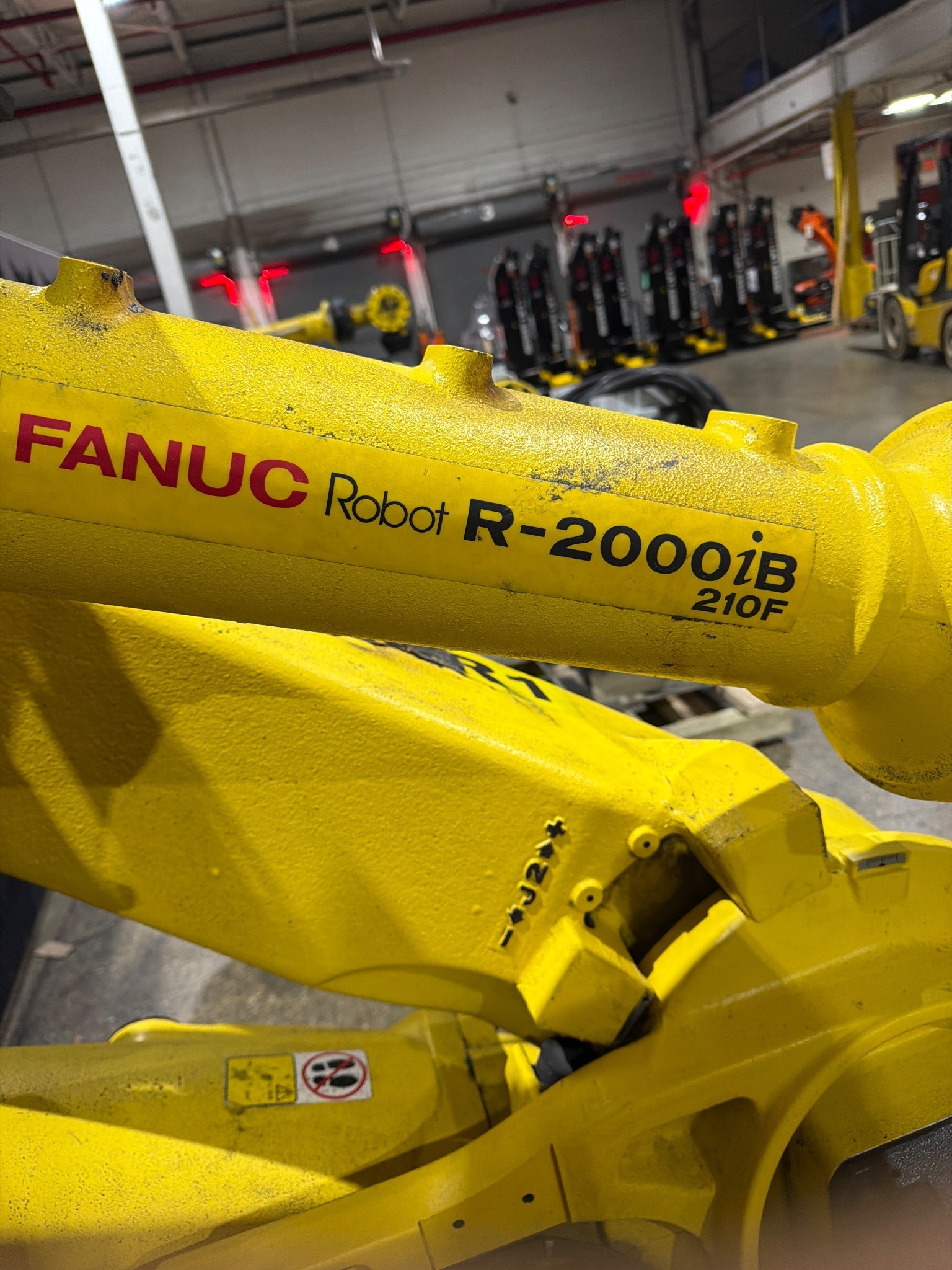 FANUC R-2000iB/210F Complete w/ R-30iB Controls USED 11