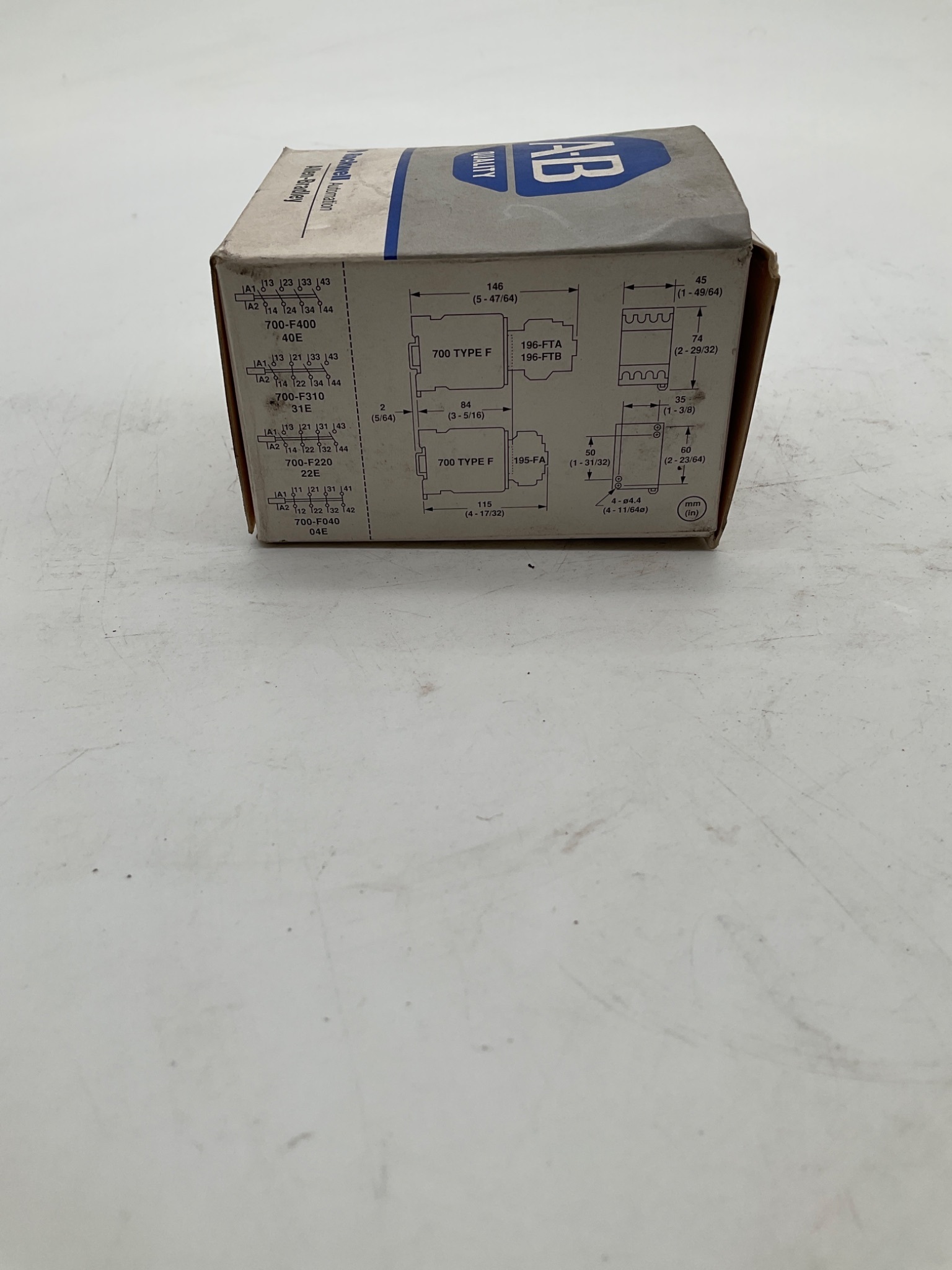 ALLEN BRADLEY 700-F400A1 Control Relay Type F NEW 2