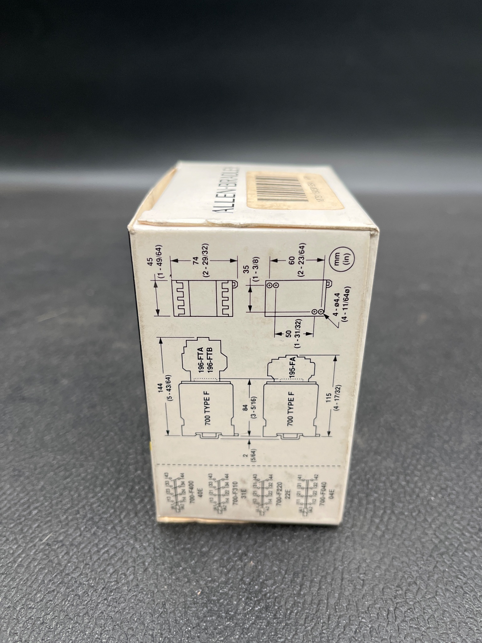 ALLEN BRADLEY 700-F220A1 Control Relay Type F NEW 1