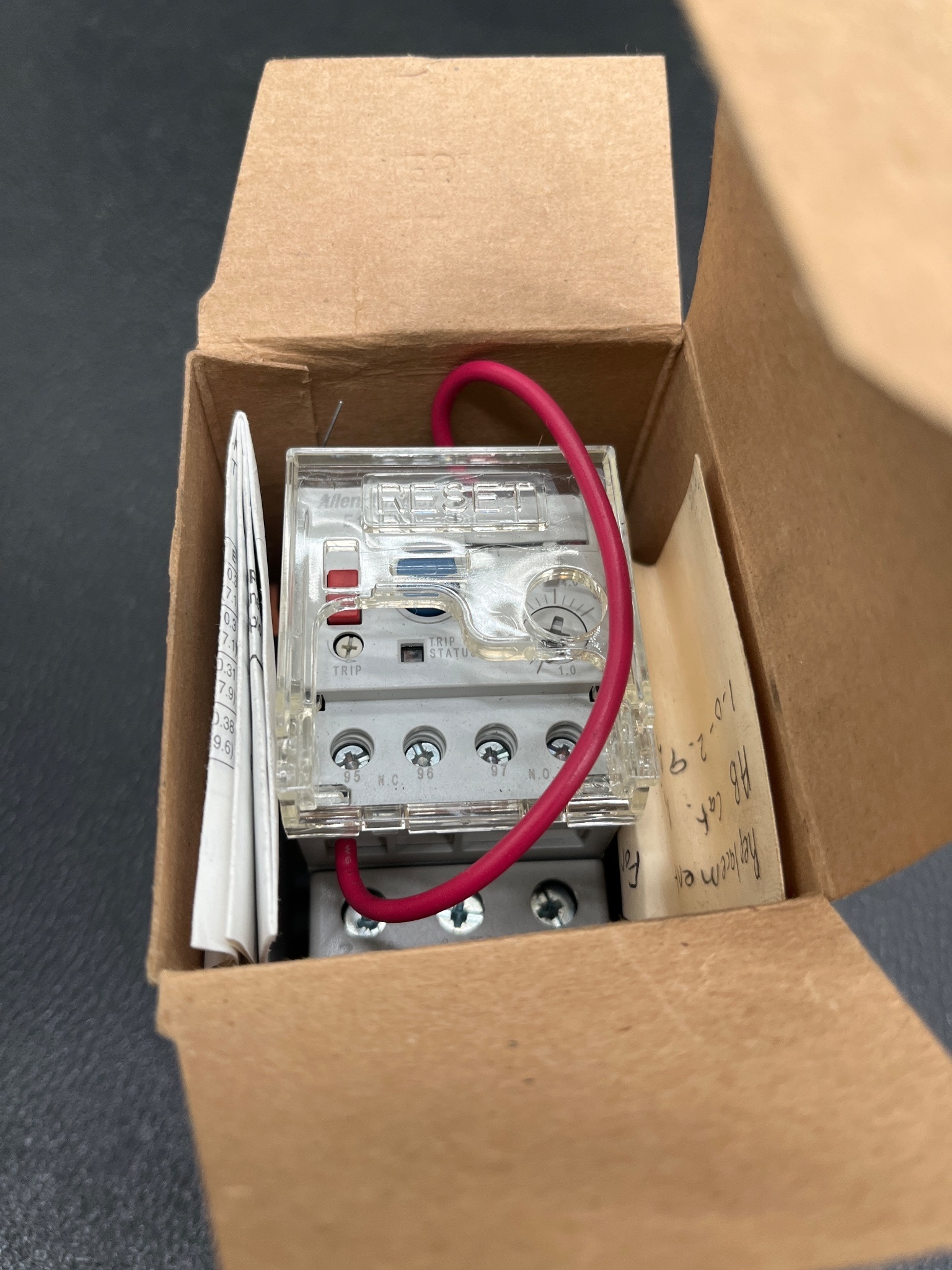 ALLEN BRADLEY 595-EECC Overload Relay Type E1 Plus NEW 4