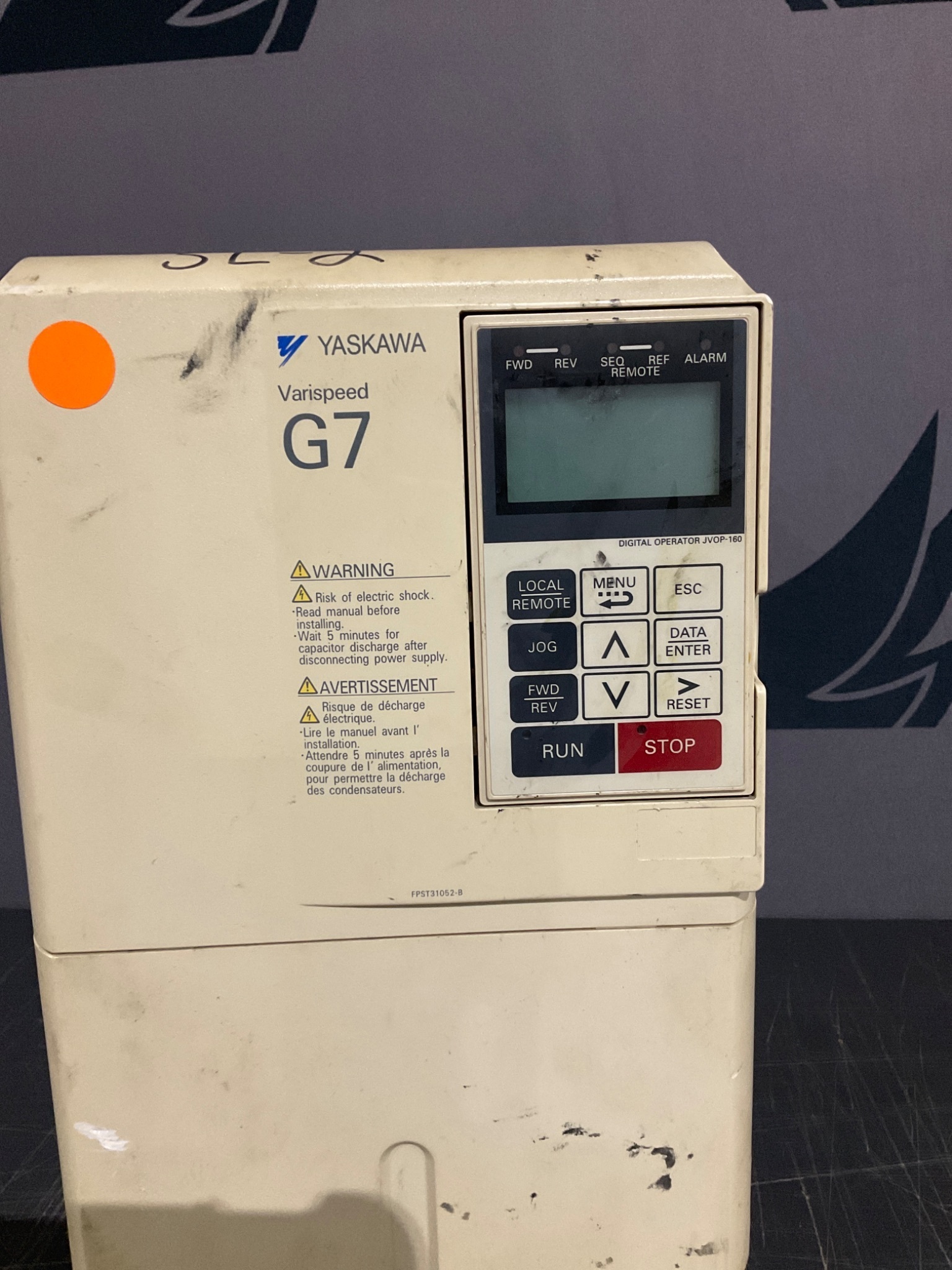 YASKAWA CIMR-G7U45P5 AC Drive USED 1