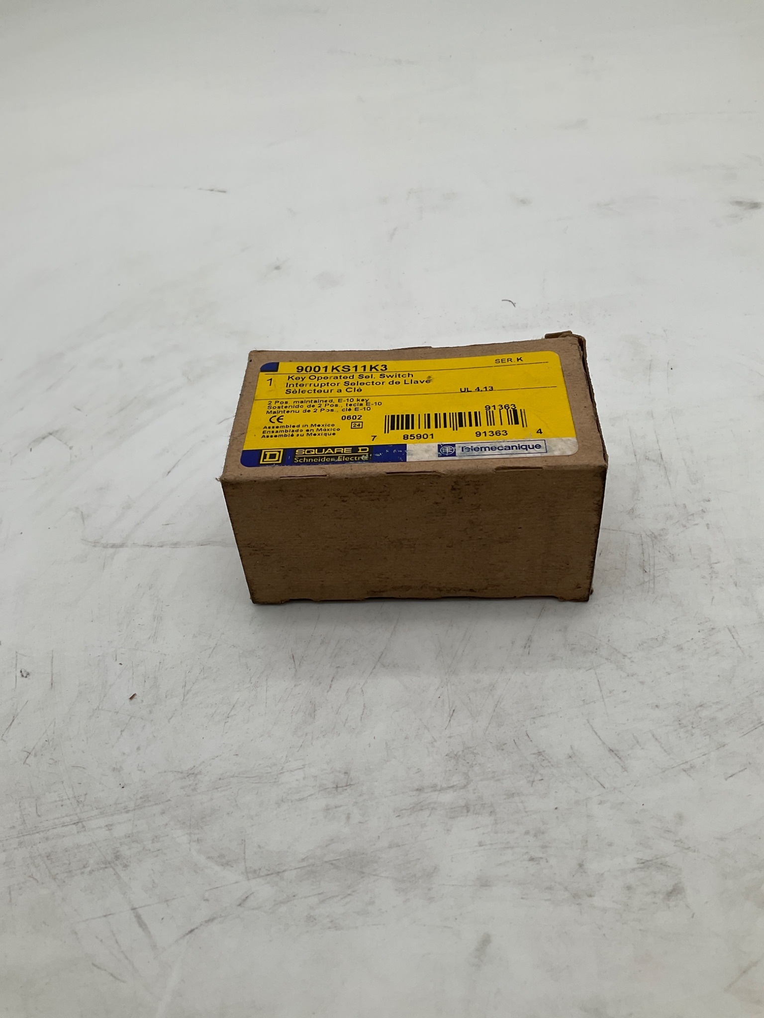 SQUARE D 9001KS11K3 Key Operated Selector Switch NEW 1