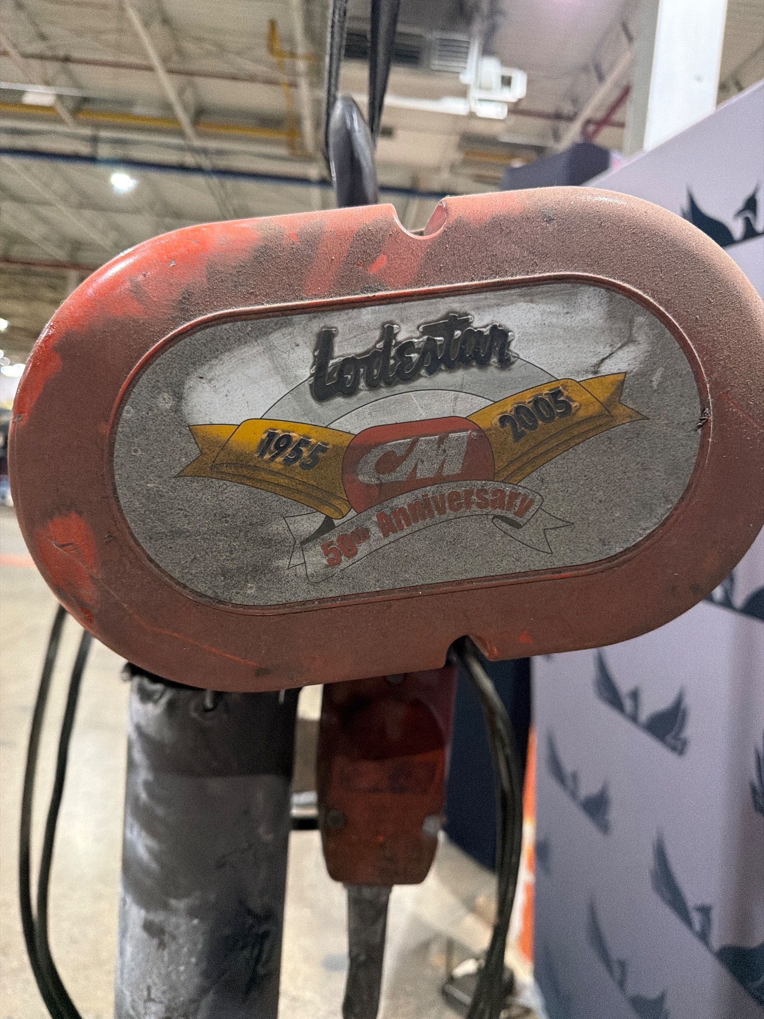 CM Lodestar Model R 2-Ton Electric Chain Hoist USED 1