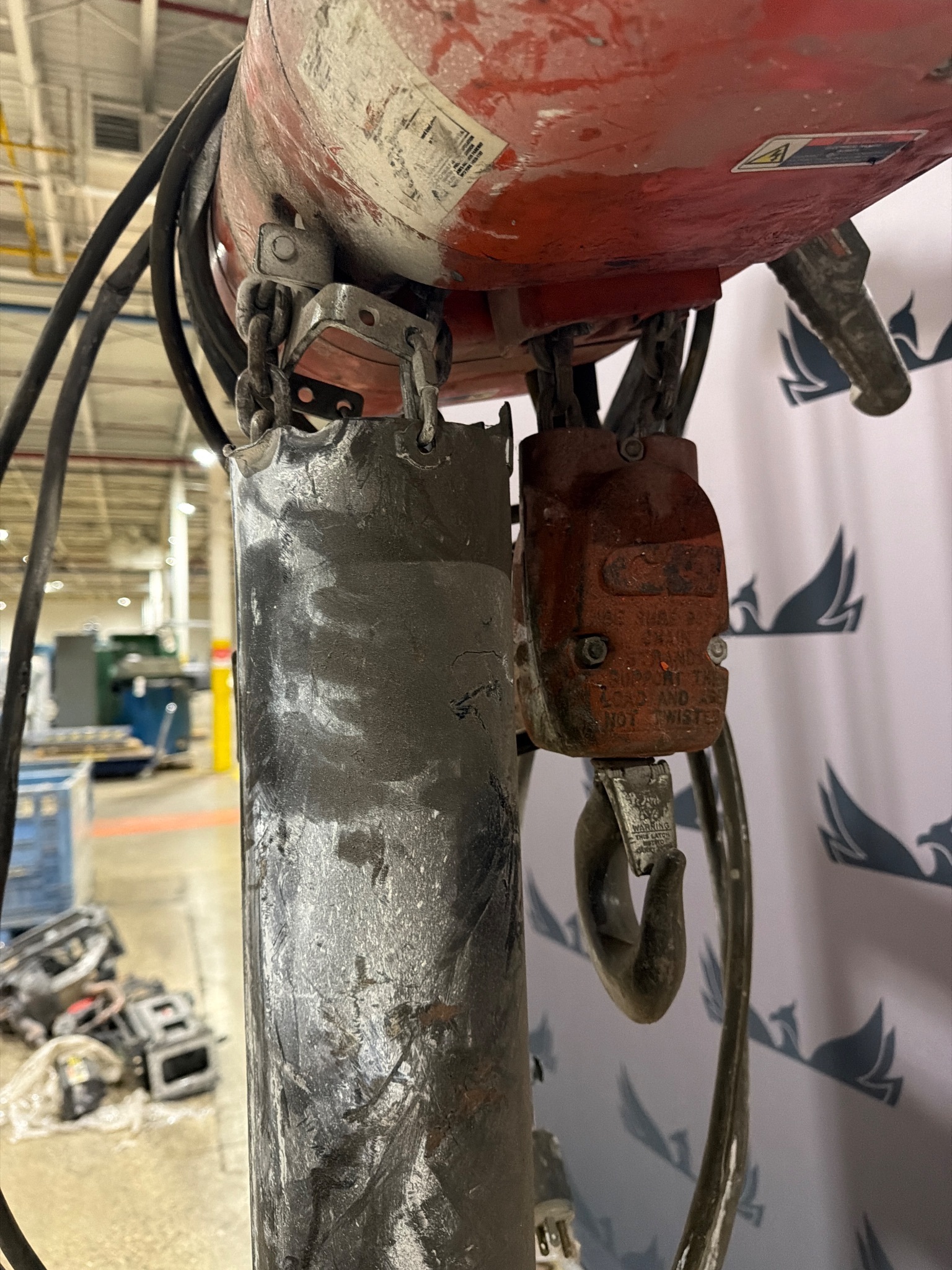 CM Lodestar Model R 2-Ton Electric Chain Hoist USED 3