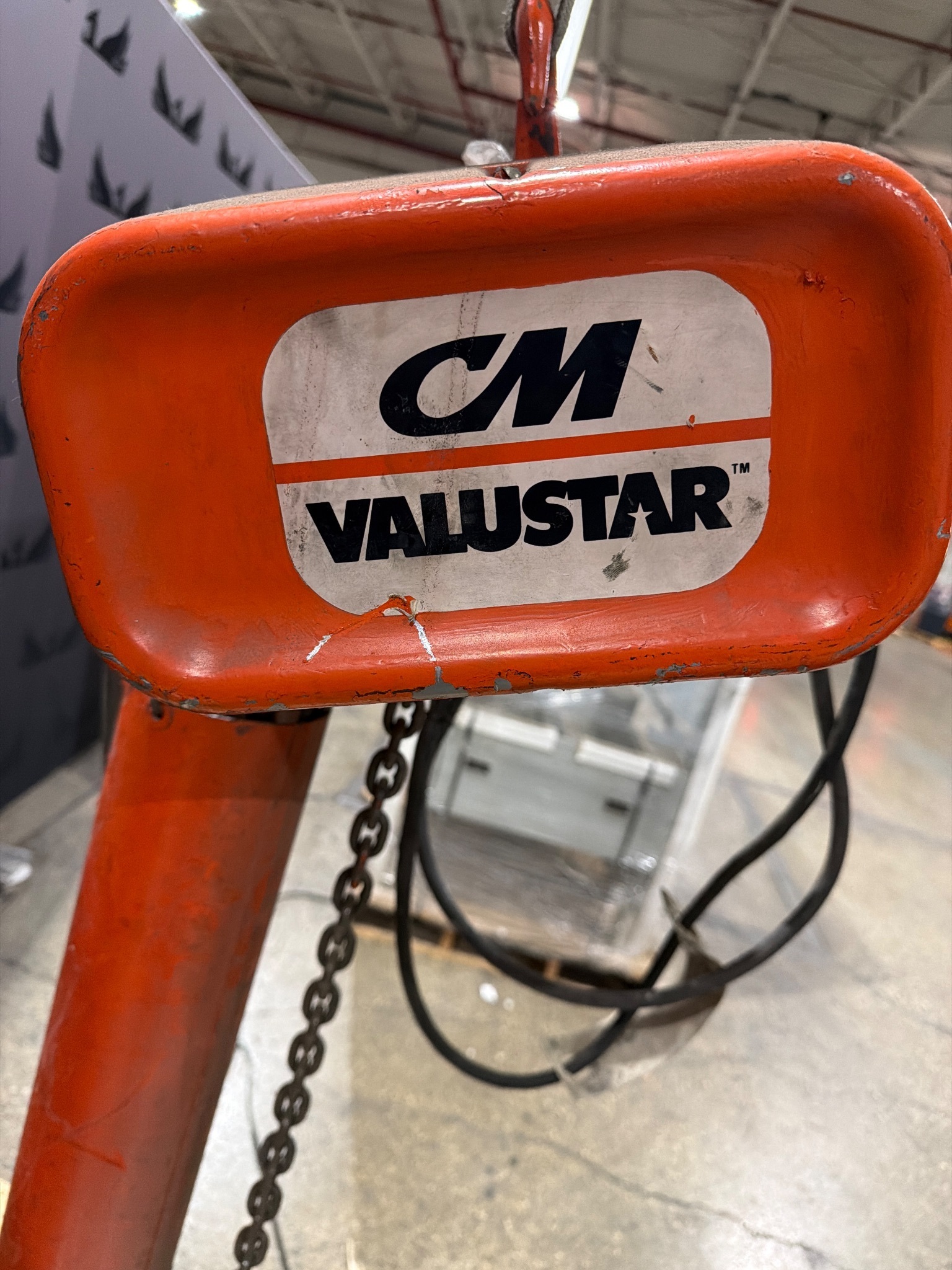 CM Valustar Model WL 1-Ton Electric Chain Hoist USED 3
