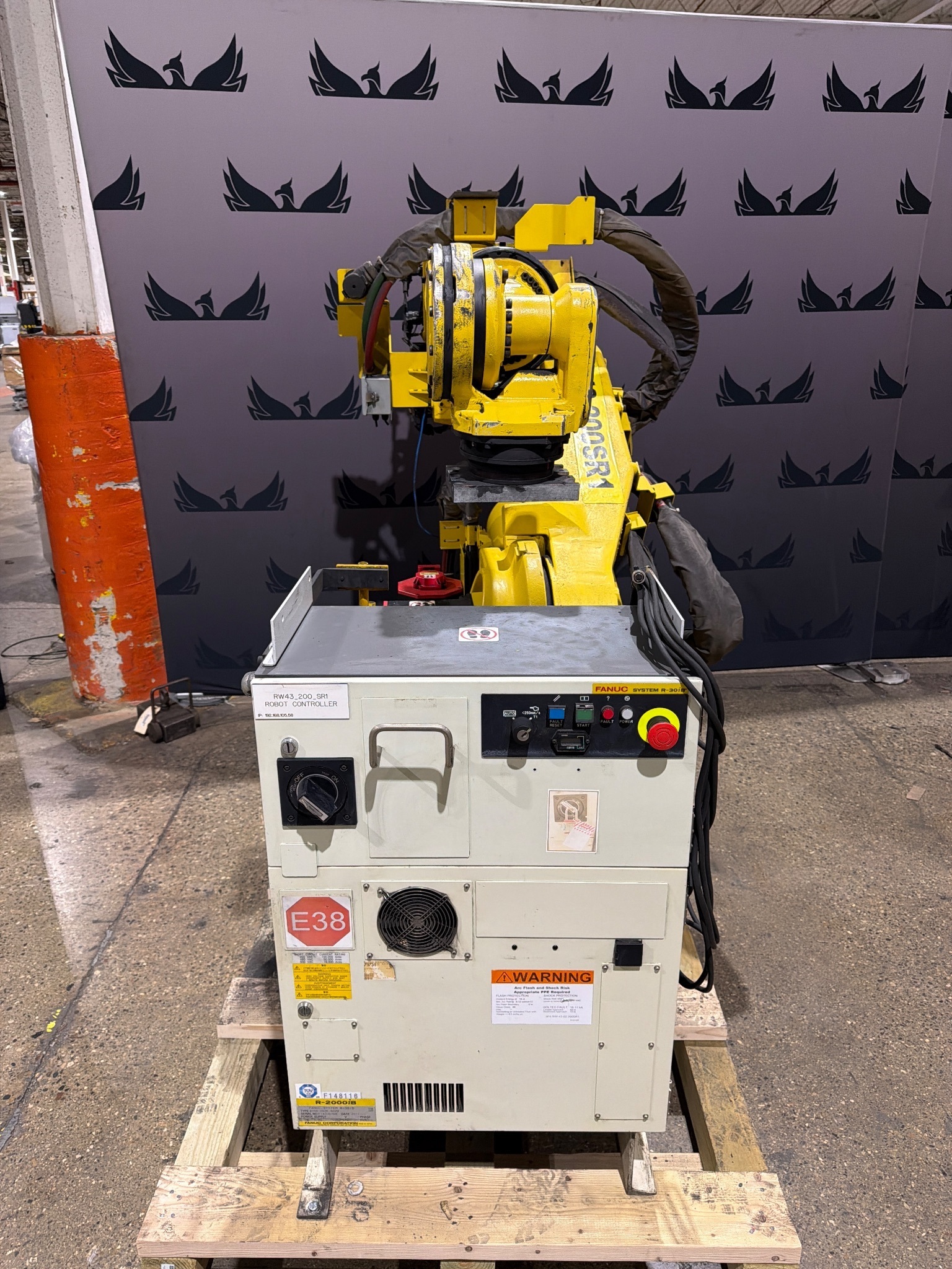 FANUC R-2000iB/210F Complete w/ R-30iB Controls USED 0