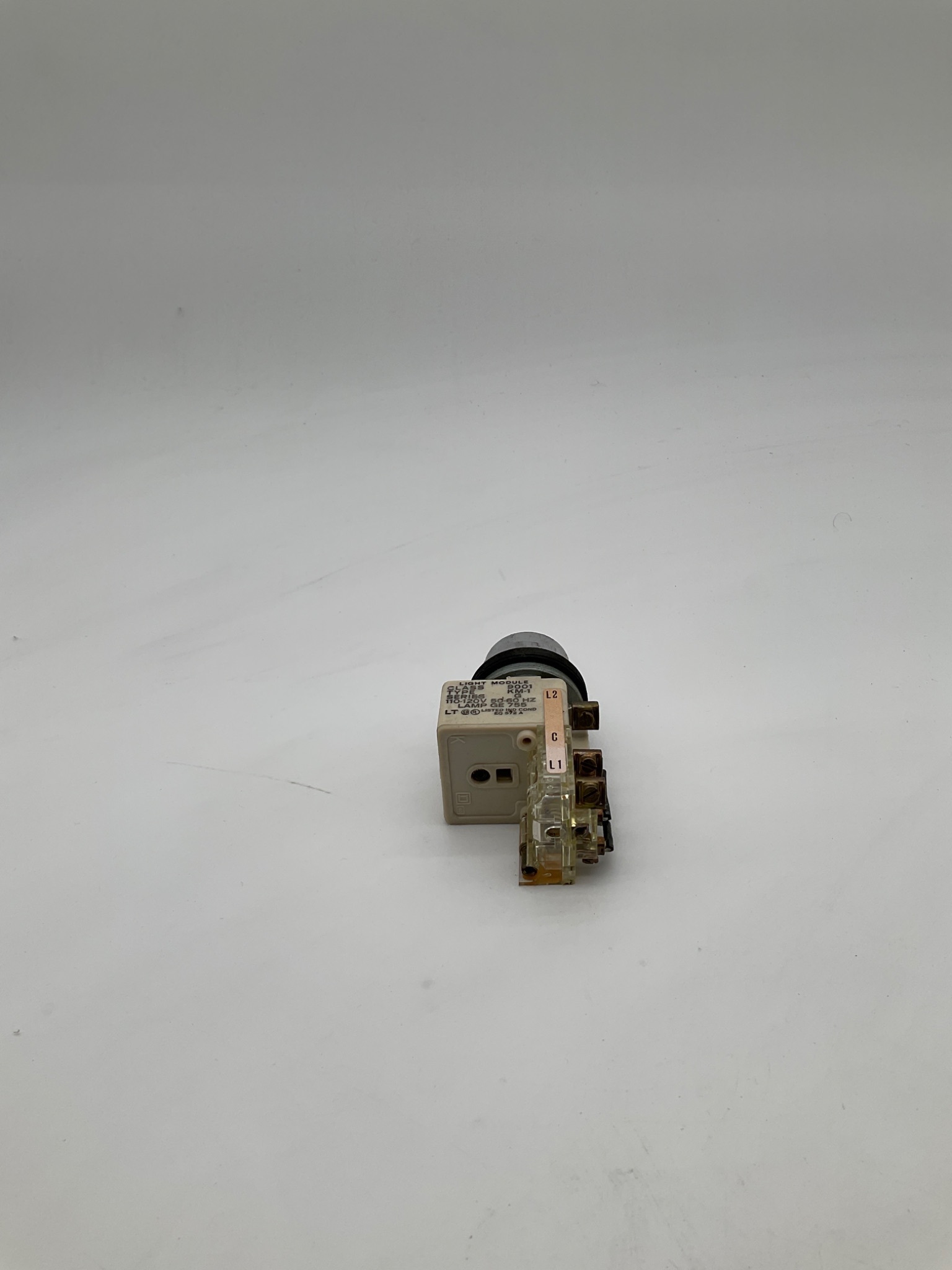 SQUARE D 9001KT-1 Push-To-Test Pilot Light W/O Lens NEW 3