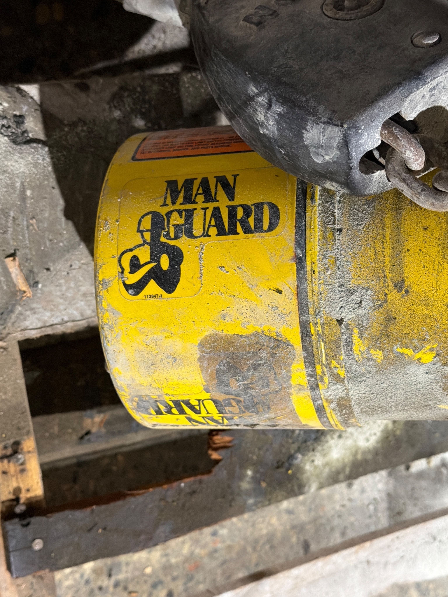 BUDGIT MANGUARD 2-Ton Electric Chain Hoist w/ Trolley Mount USED 4