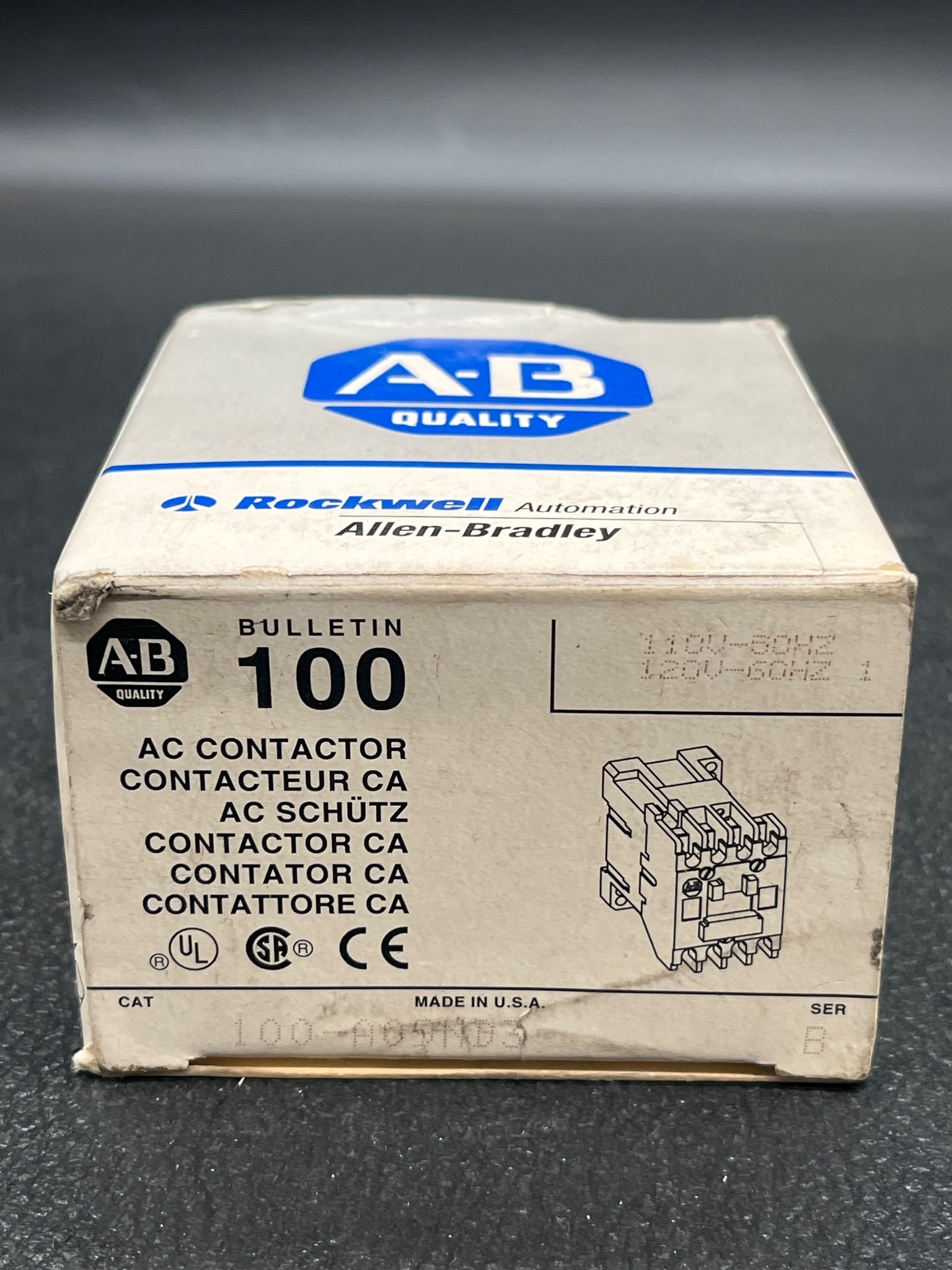 ALLEN BRADLEY 100-A09ND3 AC Contactor NEW 1
