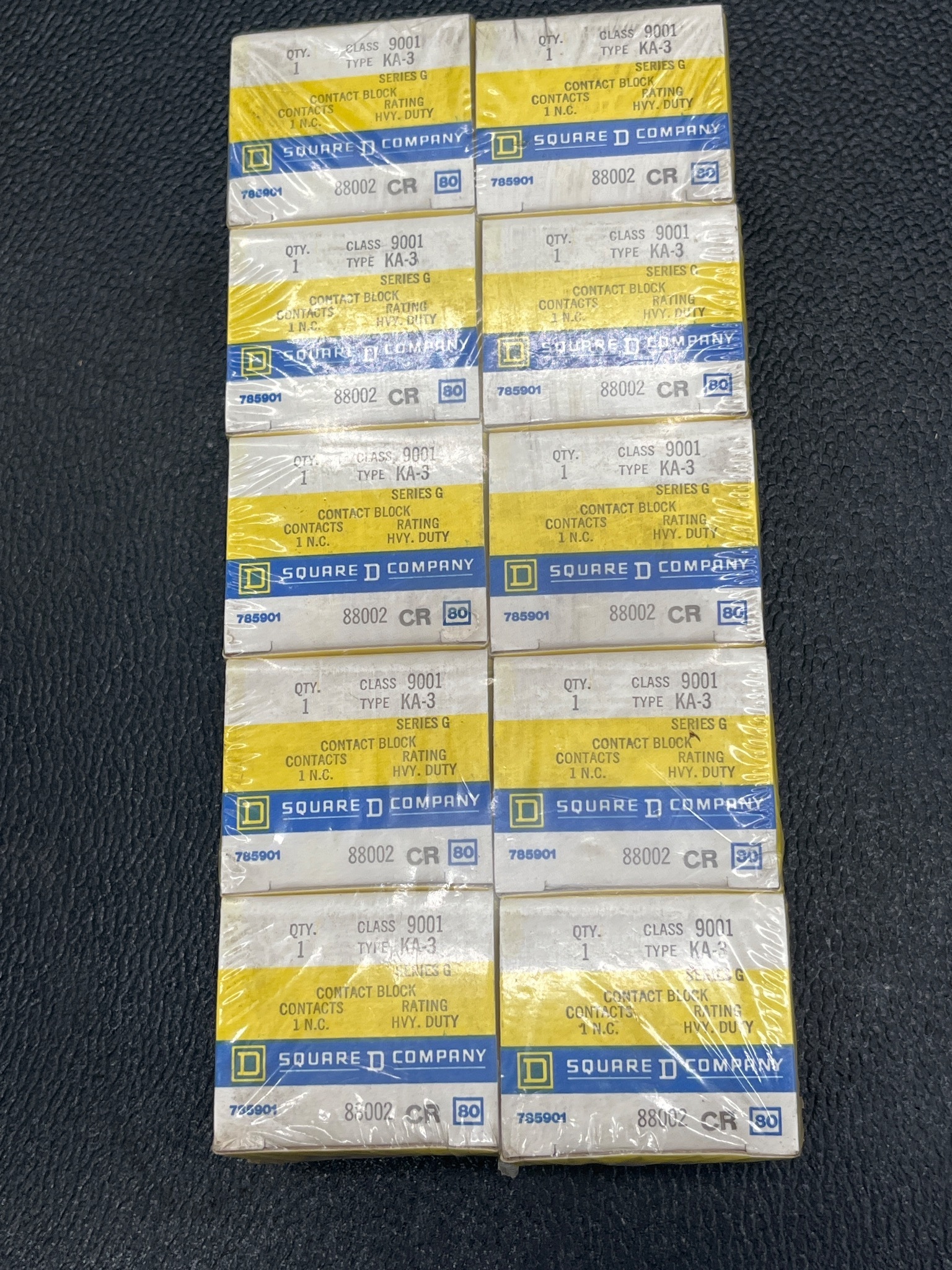 SQUARE D 9001KA-3 Contact Block NEW (LOT OF 10) 1