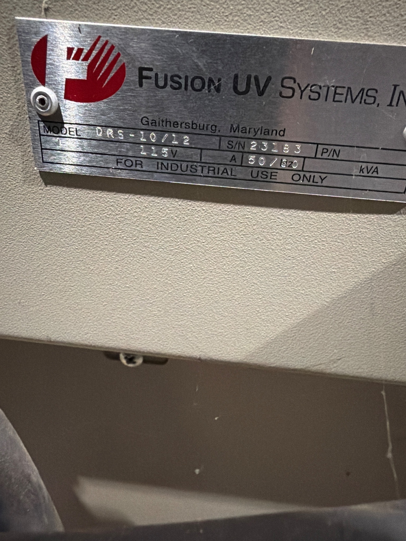 FUSION UV DRS-10/13 UV Curing Conveyor System USED 8