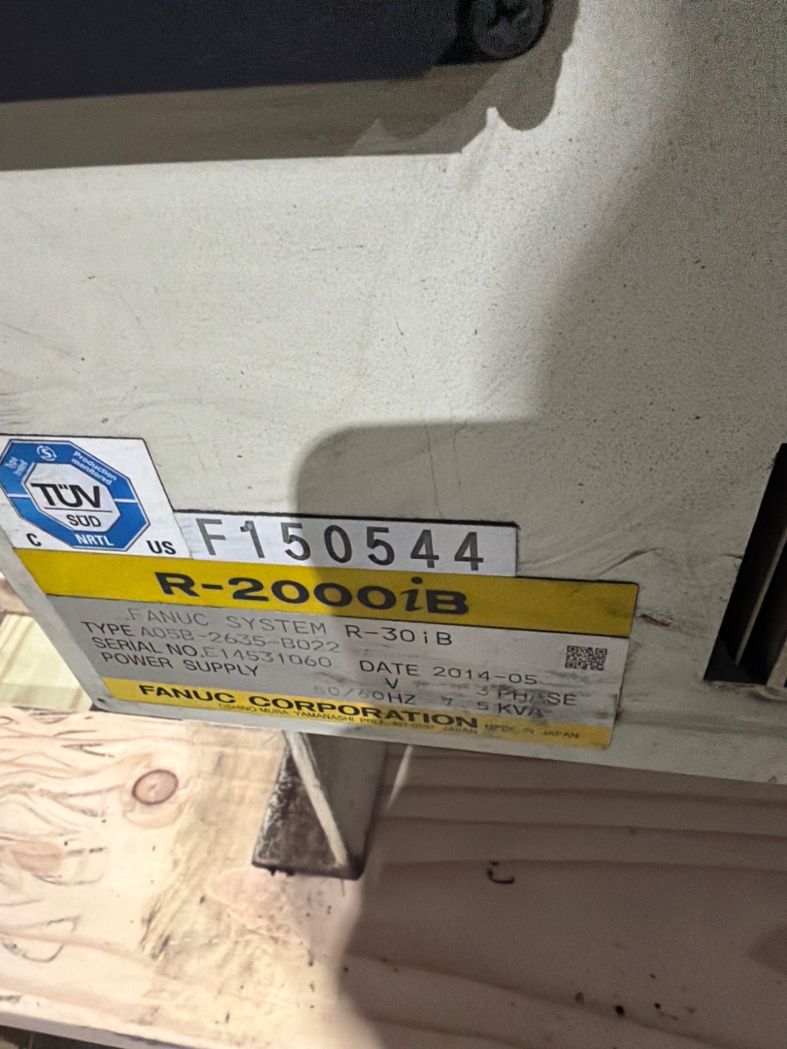 FANUC R-2000iB/210F Complete w/ R-30iB Controls USED 8