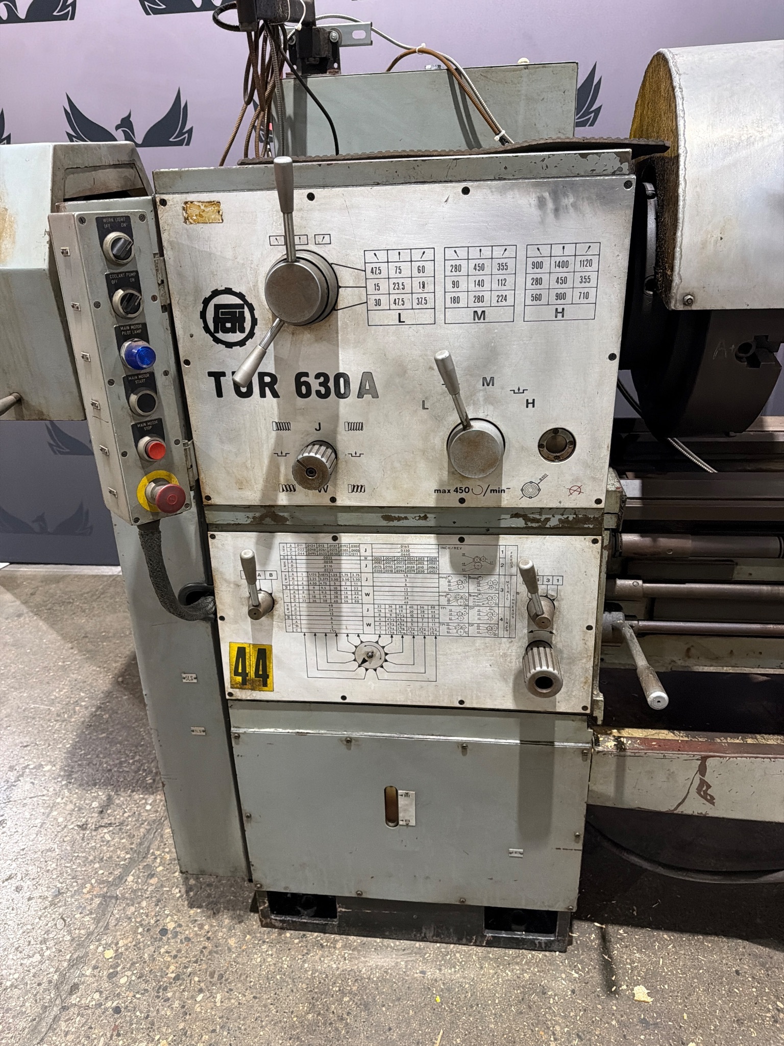 TOOLMEX TUR 630A ENGINE LATHES USED 7