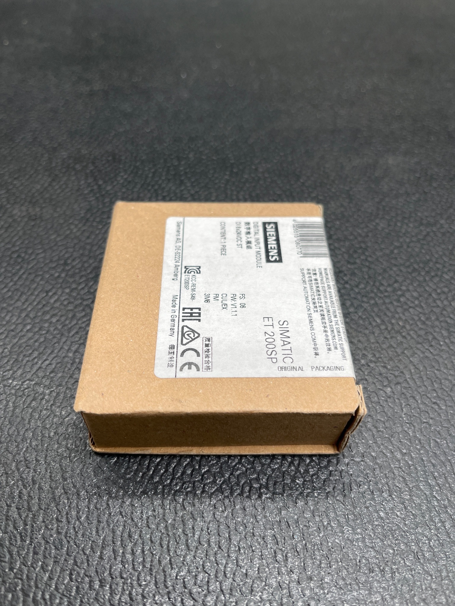 SIEMENS 6ES7 131-6BF00-0BA0 Digital Input Module SIMATIC ET 200SP NEW 1