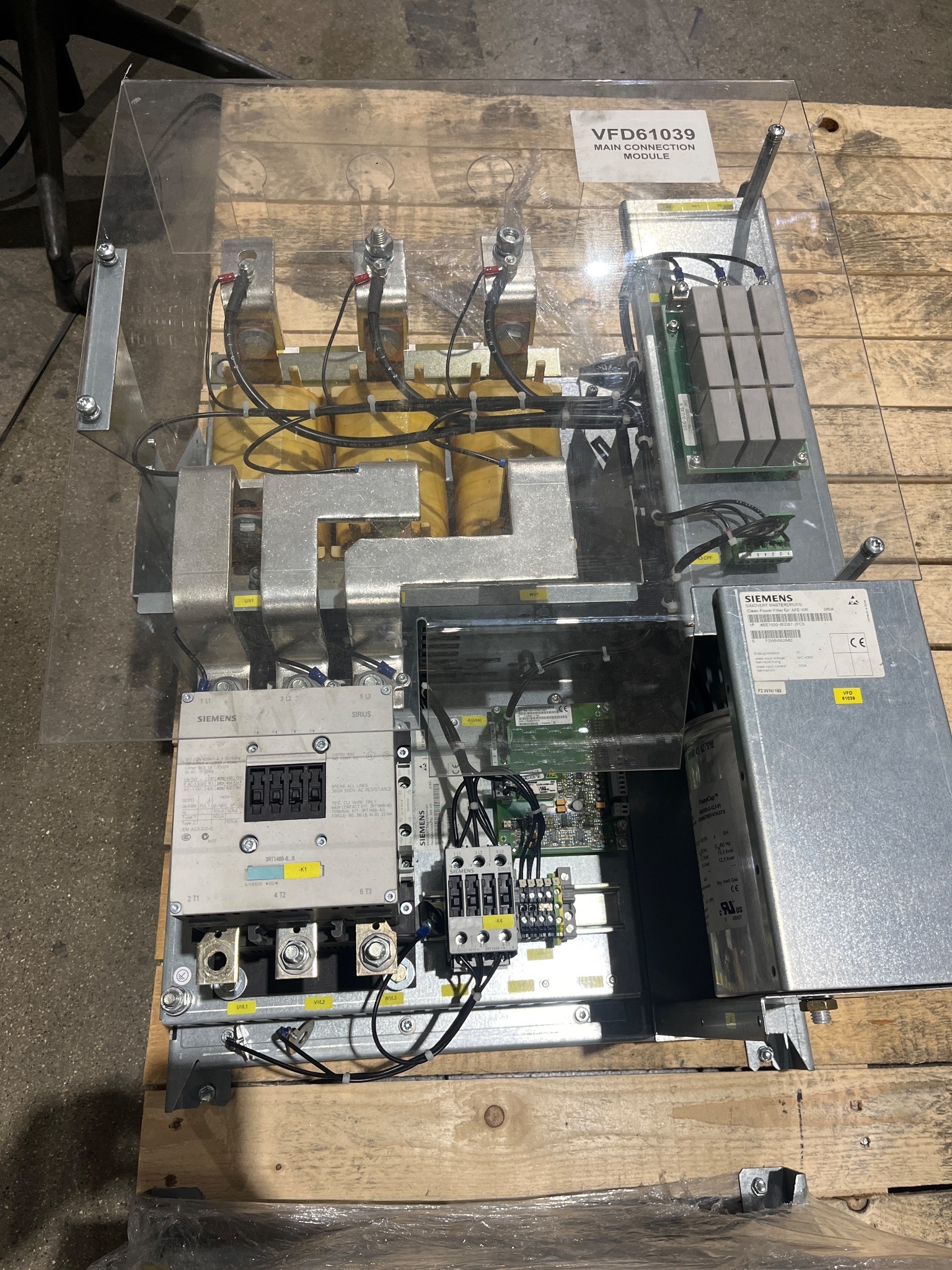 SIEMENS 6SE7032-6ED87-1FC5 SIMOVERT Masterdrives Clean Power Filter USED 0