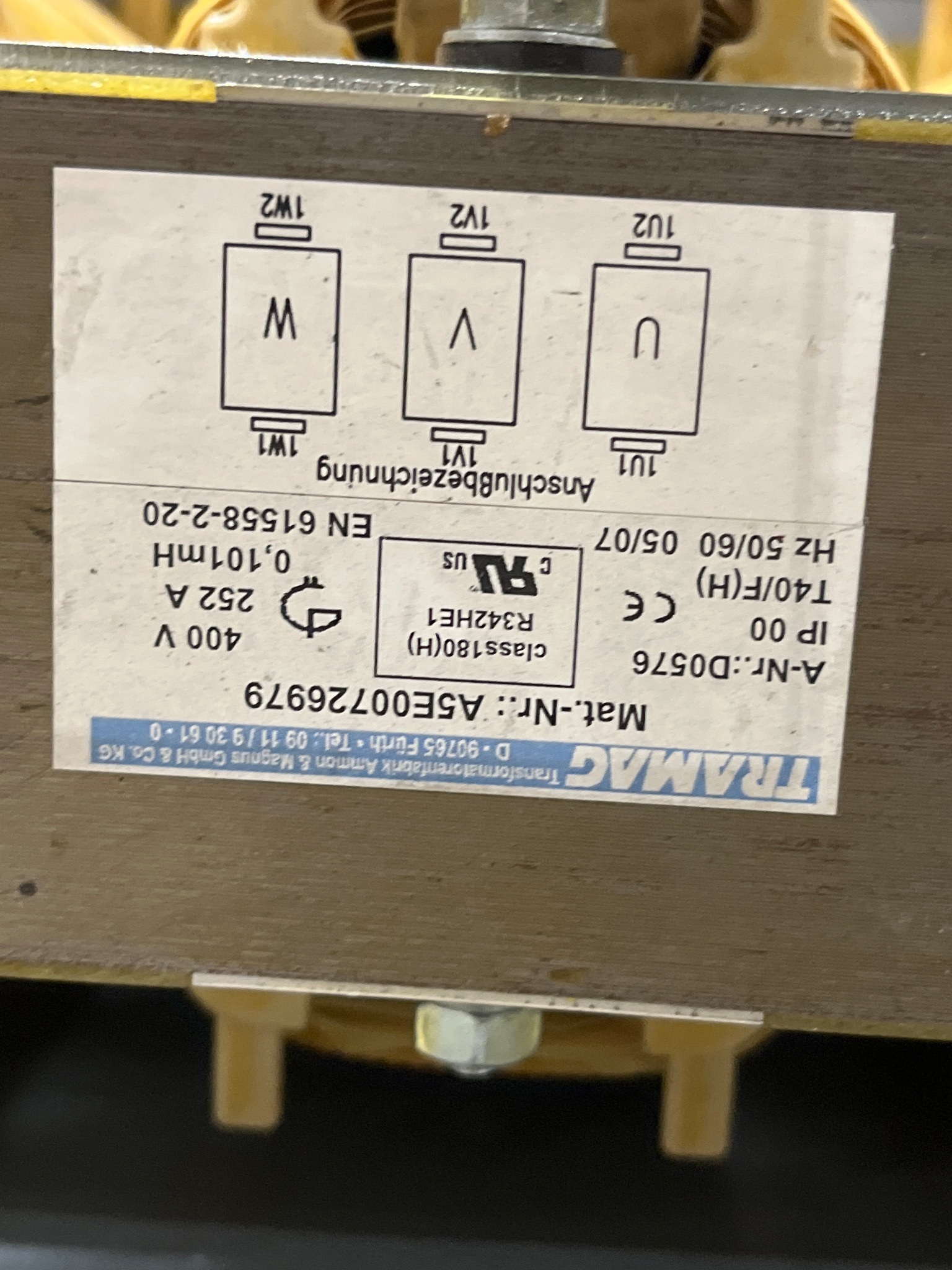 SIEMENS 6SE7032-6ED87-1FC5 SIMOVERT Masterdrives Clean Power Filter USED 10