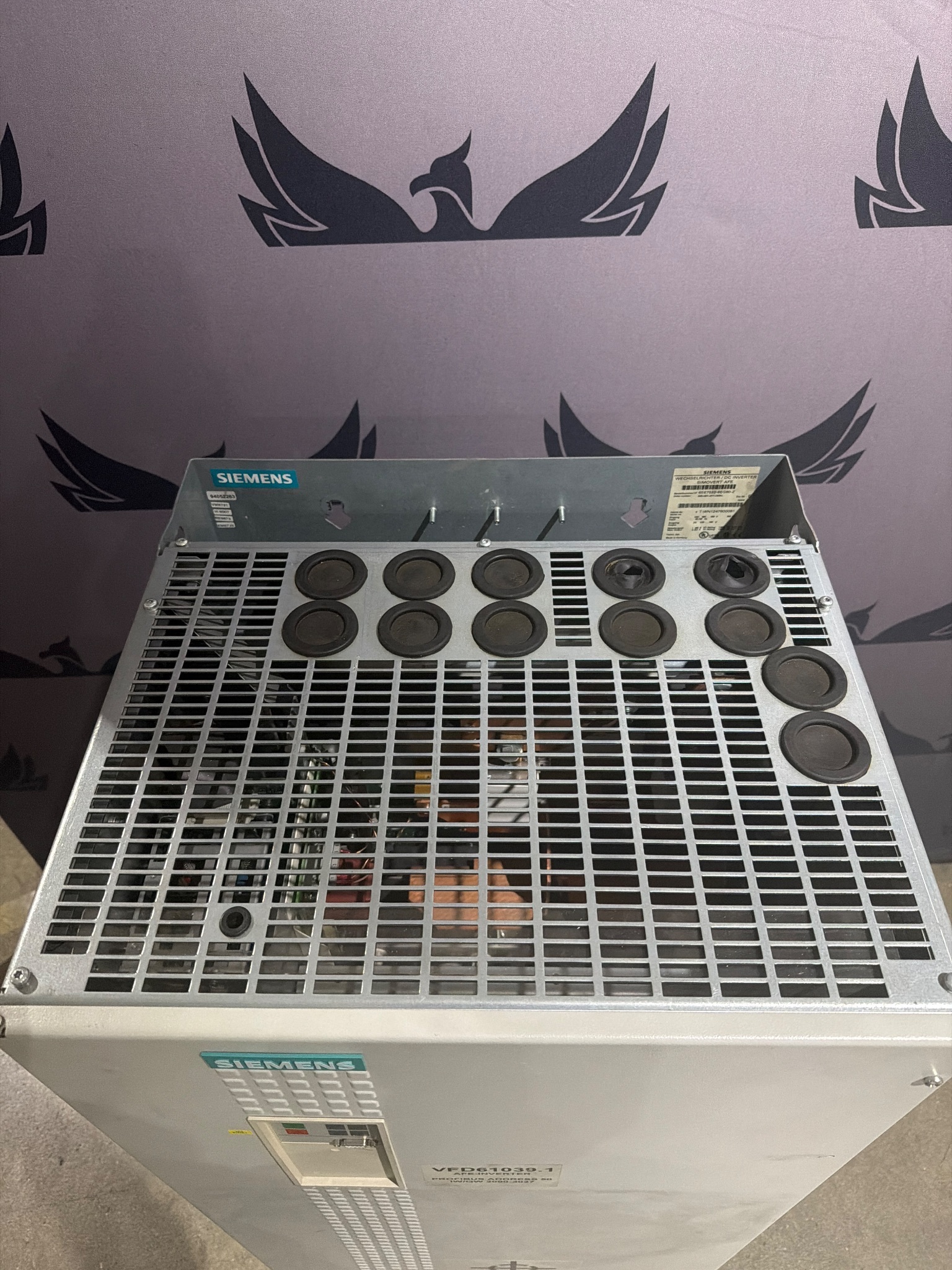 SIEMENS 6SE7032-6EG80-Z SIMOVERT AFE DC Inverter USED 4